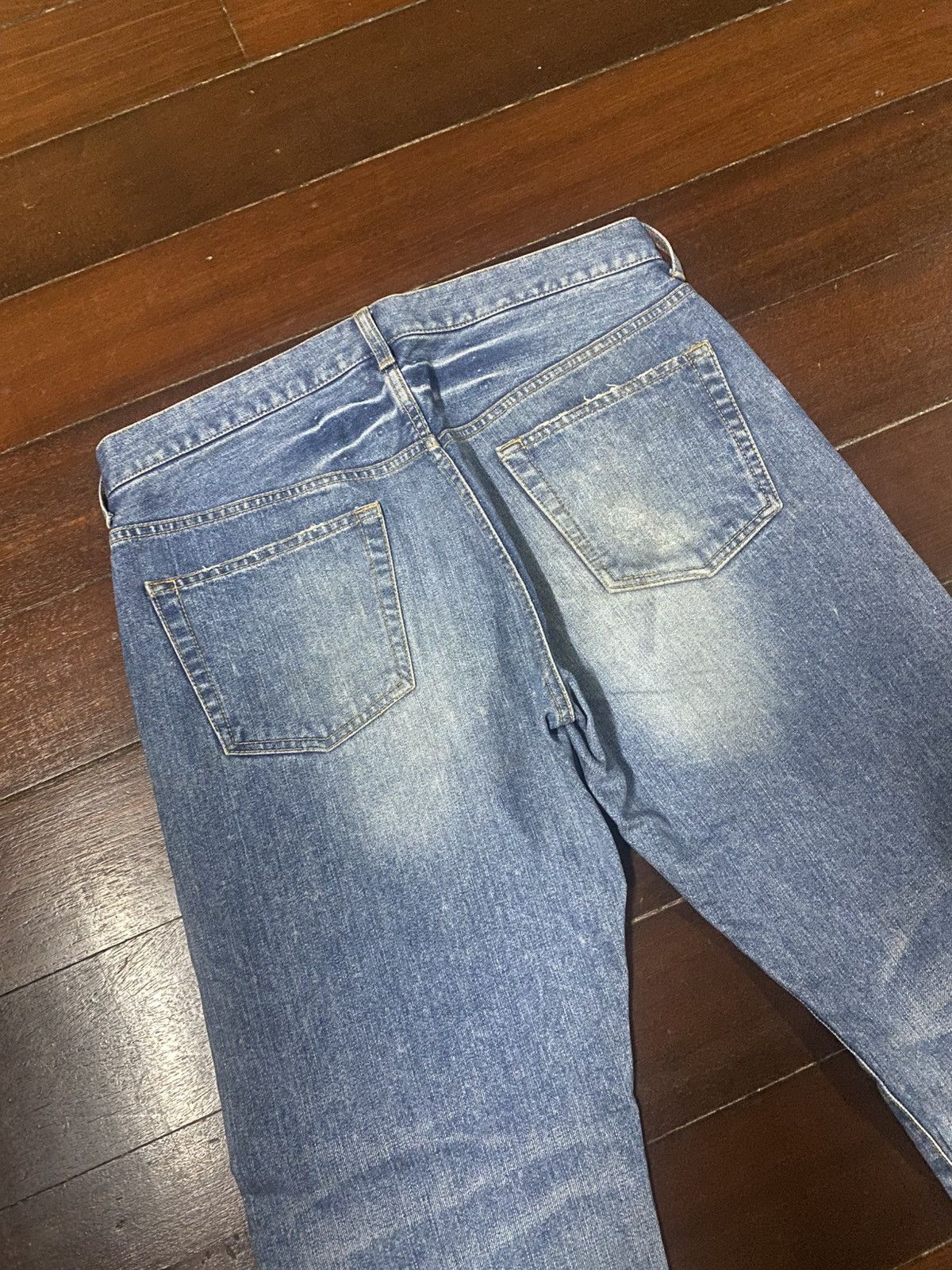 Takeo Kikuchi Rare Vintage design Takeo Kikuchi jeans distressed boro Size US 34 / EU 50 - 14 Thumbnail