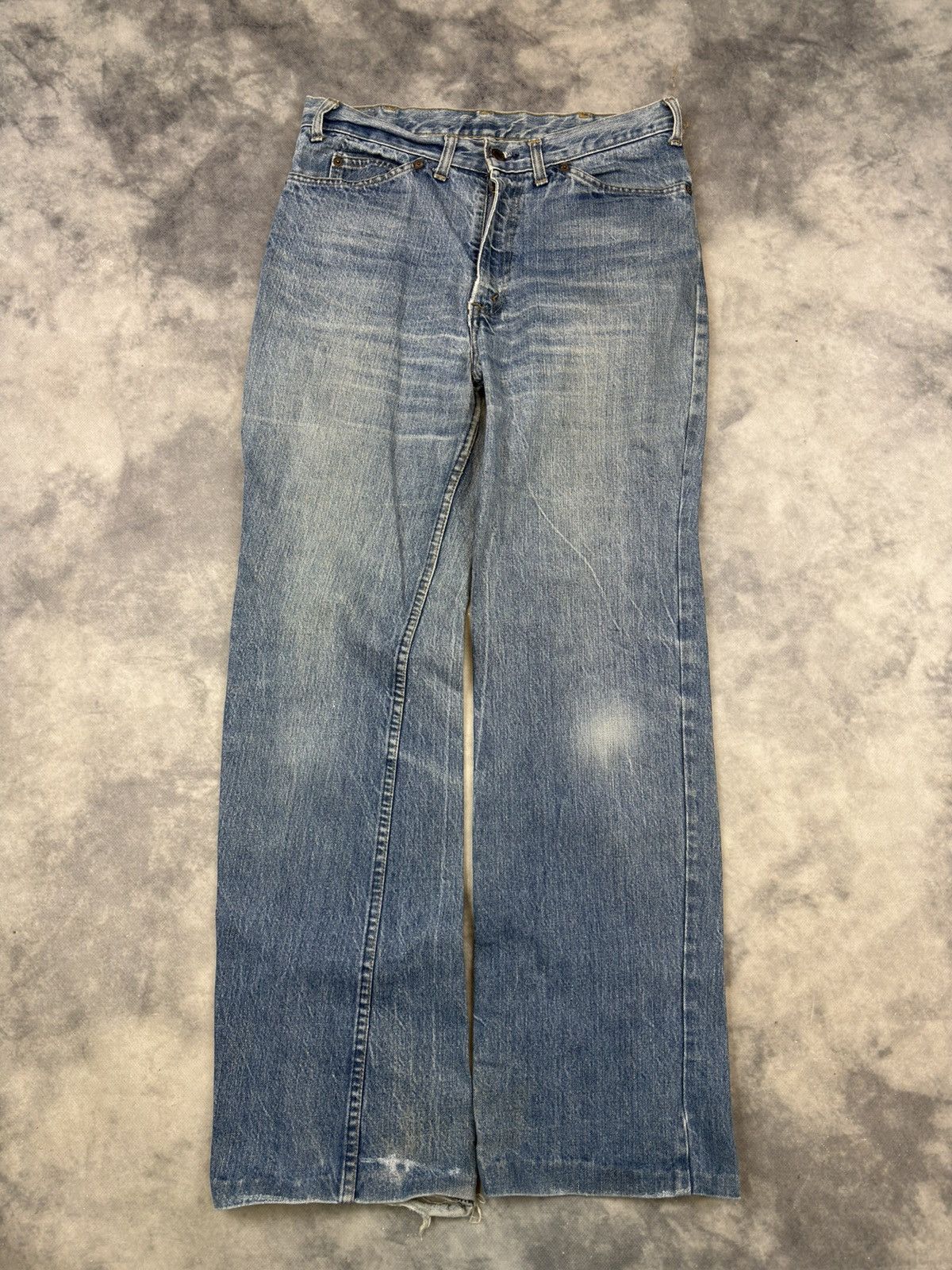 Levi's × Vintage Vintage Levi’s distressed denim jeans orange tab USA 90s Size US 32 / EU 48 - 4 Thumbnail