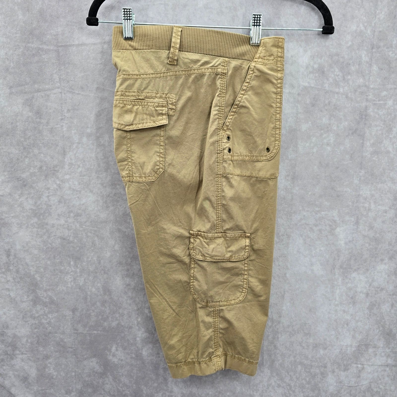 Sonoma Sonoma Tan Cargo Flat Front Bottoms Pants Shorts Cotton 8 Size 30" / US 8 / IT 44 - 3 Thumbnail