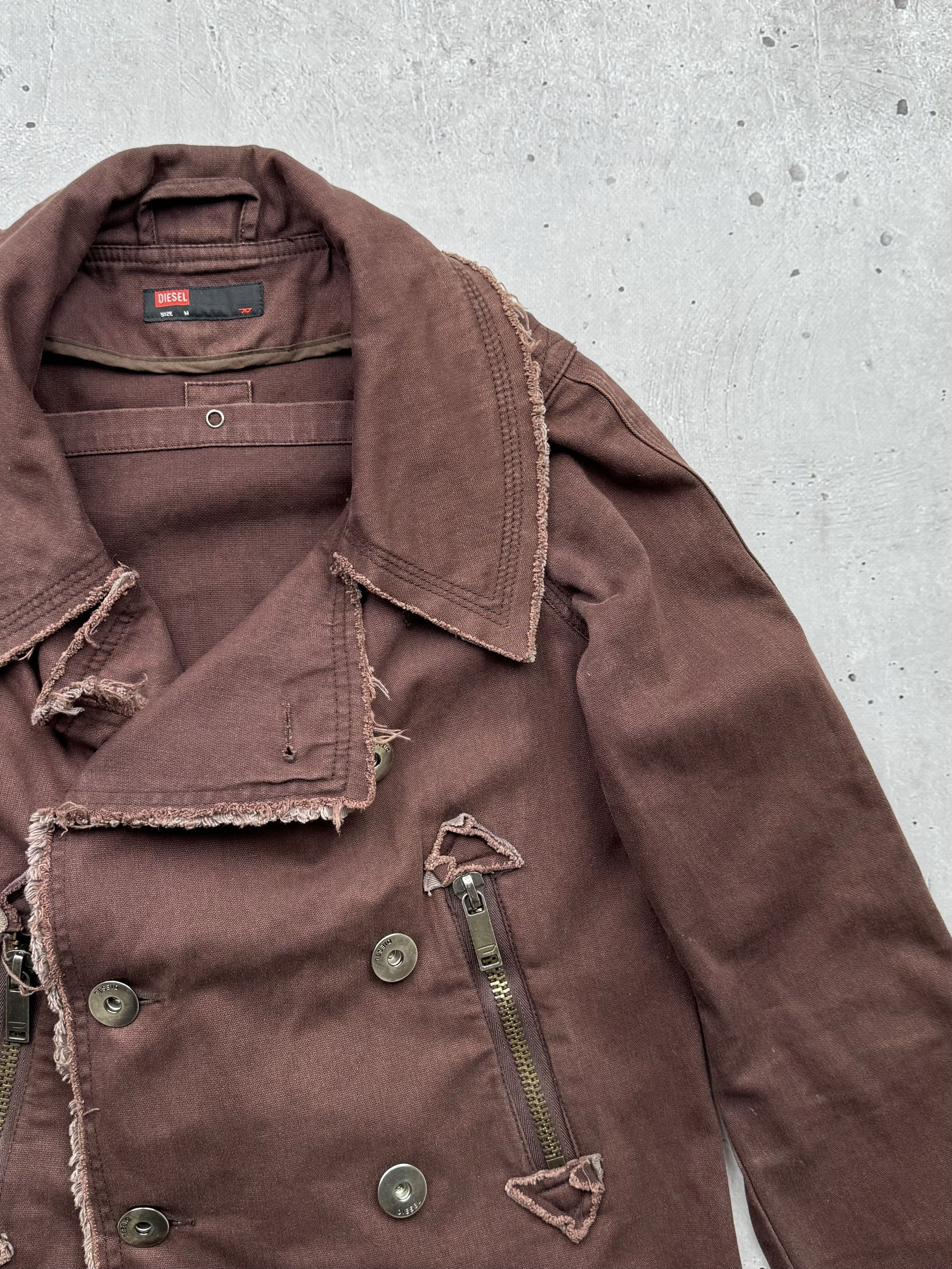 Diesel Diesel Vintage Asymmetrical Cotton Jacket Size US M / EU 48-50 / 2 - 3 Thumbnail