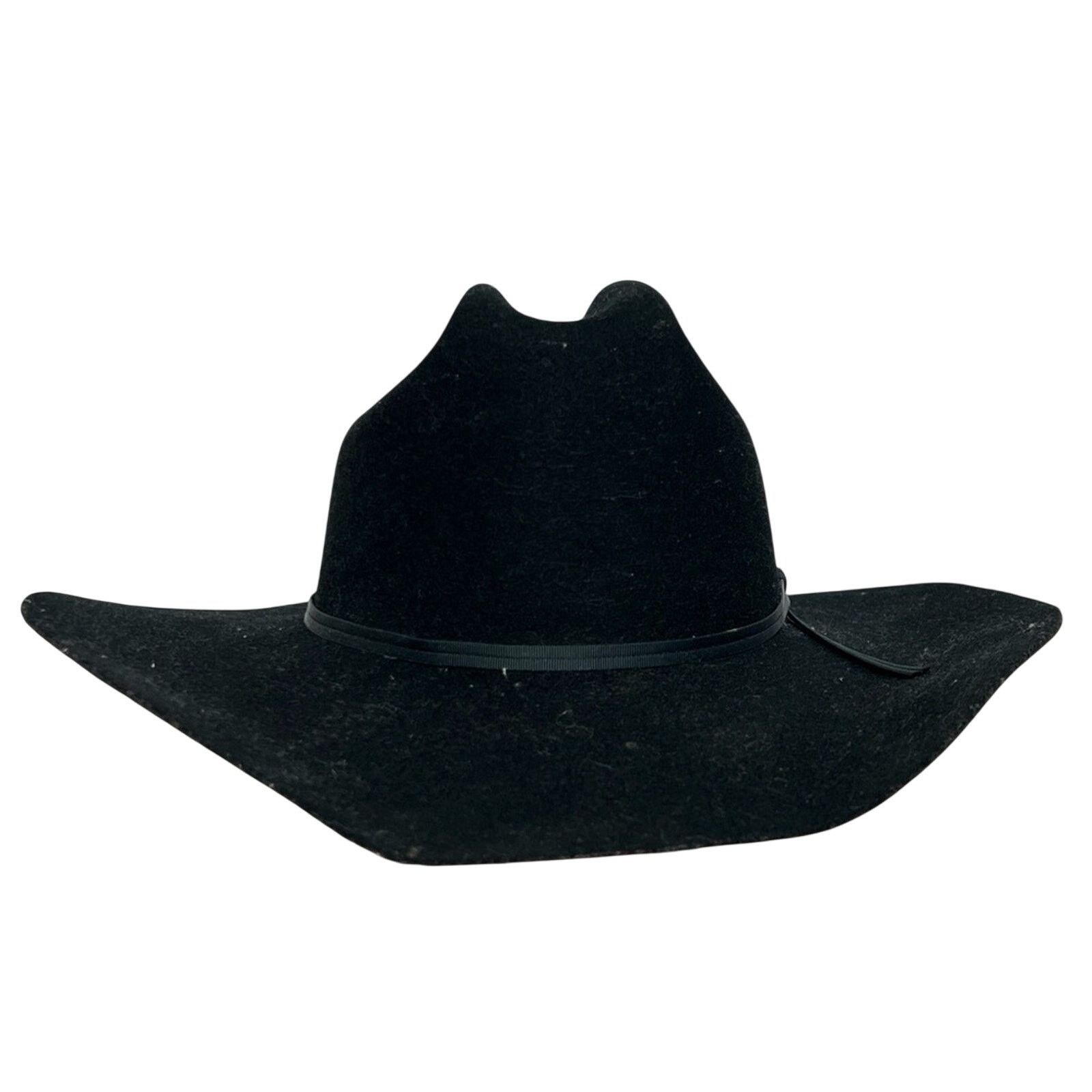 Stetson Stetson Youth Giddy Up Black Felt Cowboy Hat SWGIDY-234007 Size ONE SIZE - 3 Thumbnail