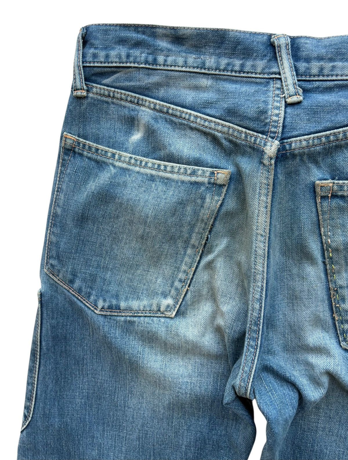 The Repack Bleach Denim Selvedge Carpenter Workwear Pants