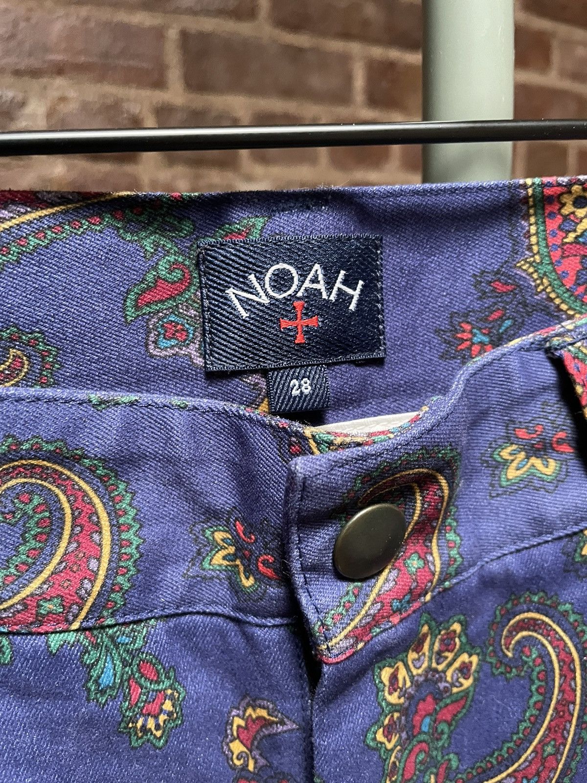 Noah NOAH Paisley Single Pleated Pants Size US 28 / EU 44 - 3 Thumbnail