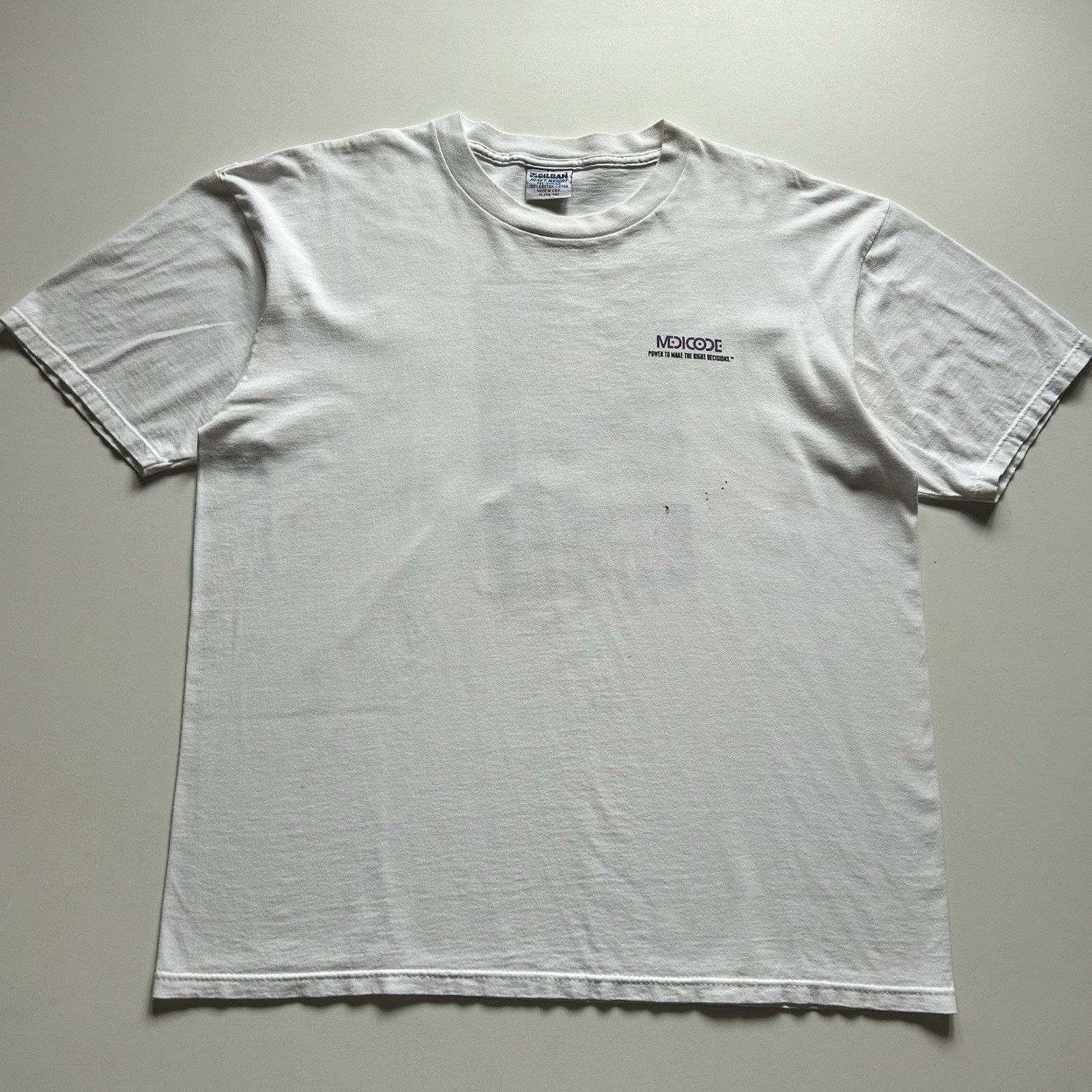Gildan Vintage Mona Lisa T Shirt XL 90s Coding Is Art Da Vinci Rare Size US XL / EU 56 / 4 - 3 Thumbnail