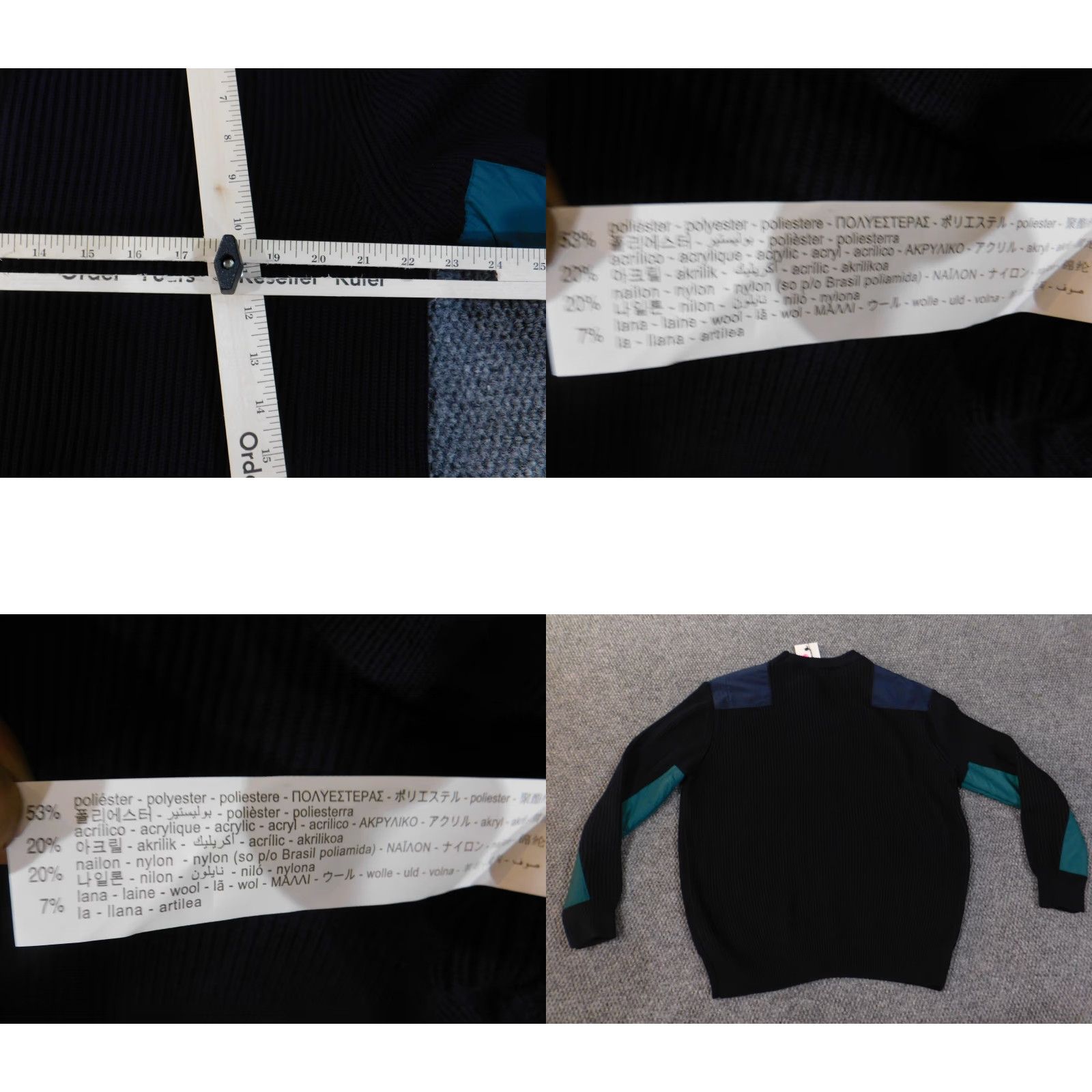 Zara Zara Sweater Men M Blue Crew Neck Pullover Wool Polyester City Knit Knitwear Cable-Knit Casual Modern Regular Size US M / EU 48-50 / 2 - 8 Thumbnail