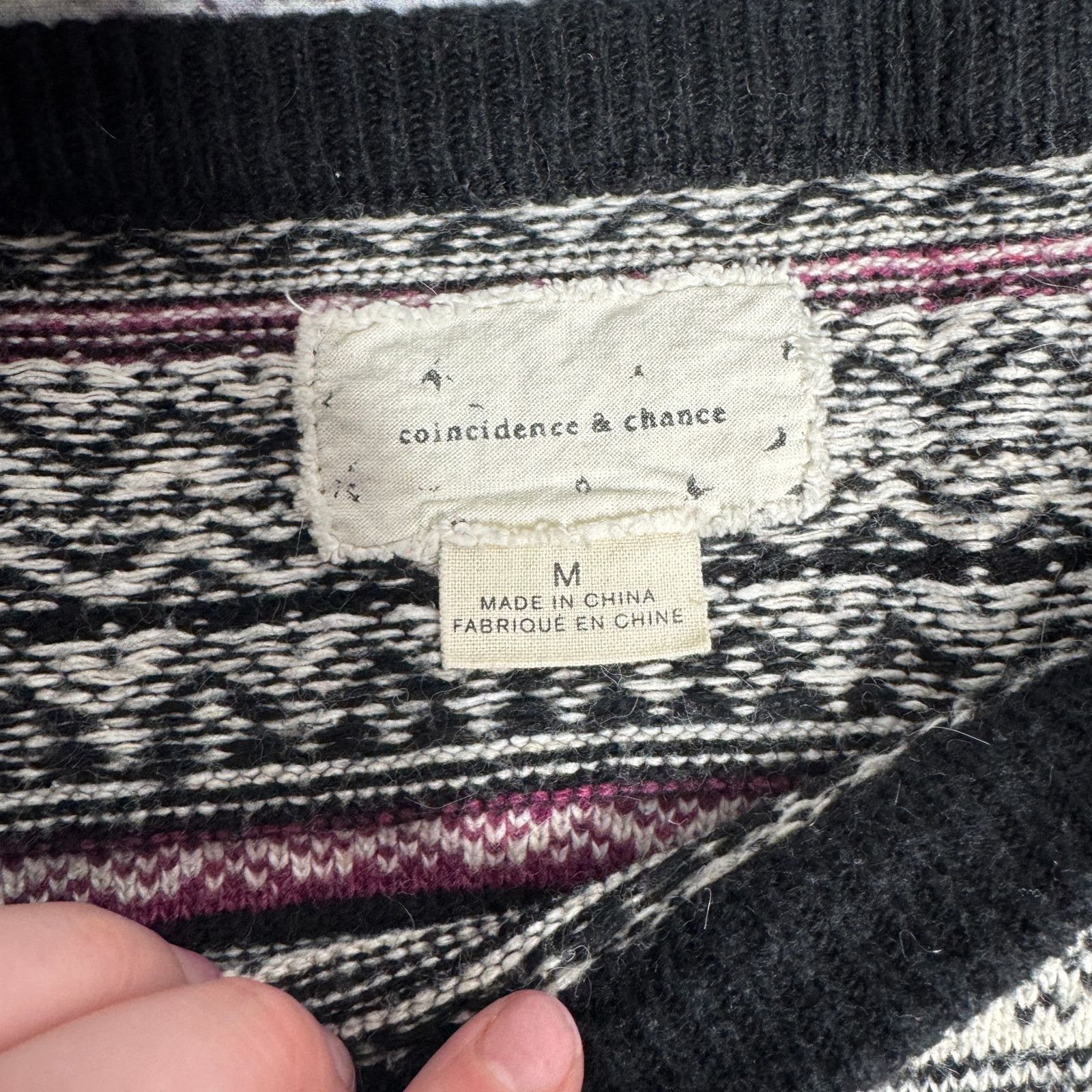 Anthropologie Anthropologie Coincidence & Chance Fair Isle Sweater Med Size M / US 6-8 / IT 42-44 - 2 Thumbnail