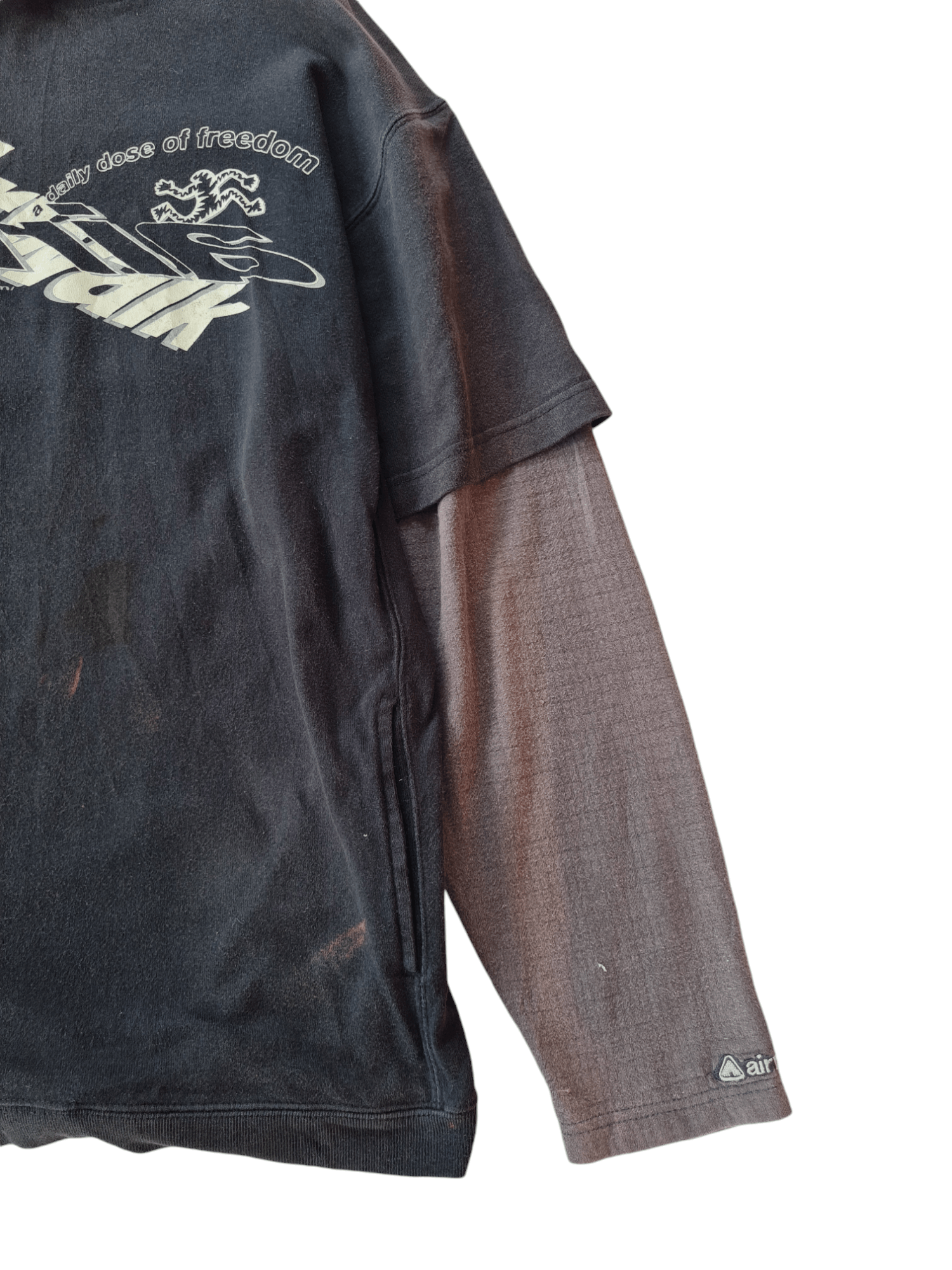 Airwalk × Vintage Vintage AirWalk Hoodie Double Sleeve Size US XL / EU 56 / 4 - 6 Thumbnail
