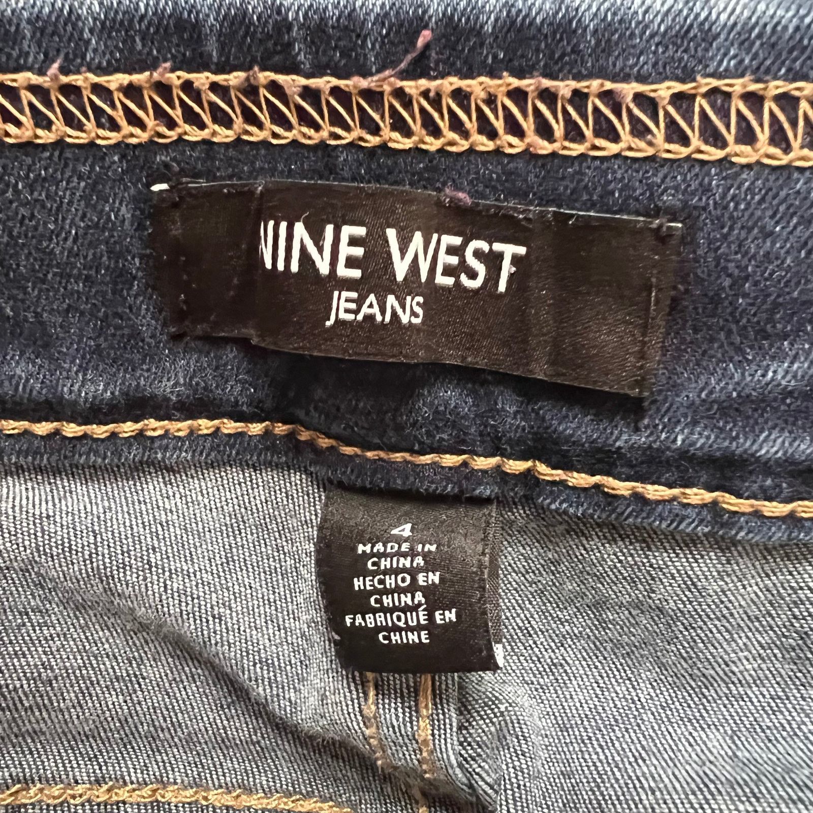 Nine West Nine West High Rise Skinny Uplifter Pull-On Jeans, US4/W29 Size 29" - 3 Thumbnail