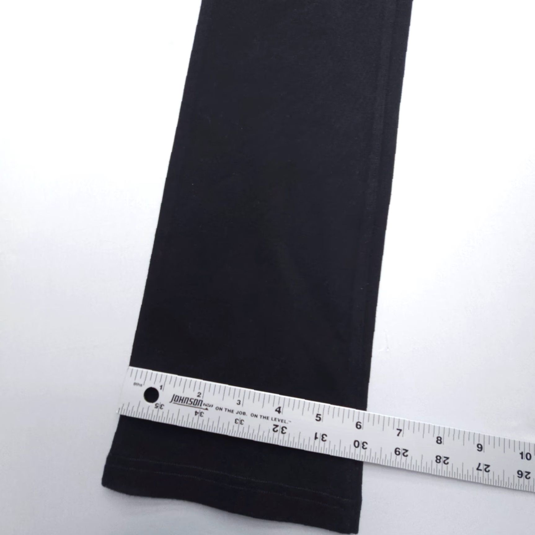 Eileen Fisher Eileen Fisher Stretch Slim Ponte Pants Black 10 Womens Slim Straight Non Vintage Easy Care Ponte Knit Regular Rise Flat Front Button 31 In Inseam Size 32" / US 10 / IT 46 - 3 Thumbnail