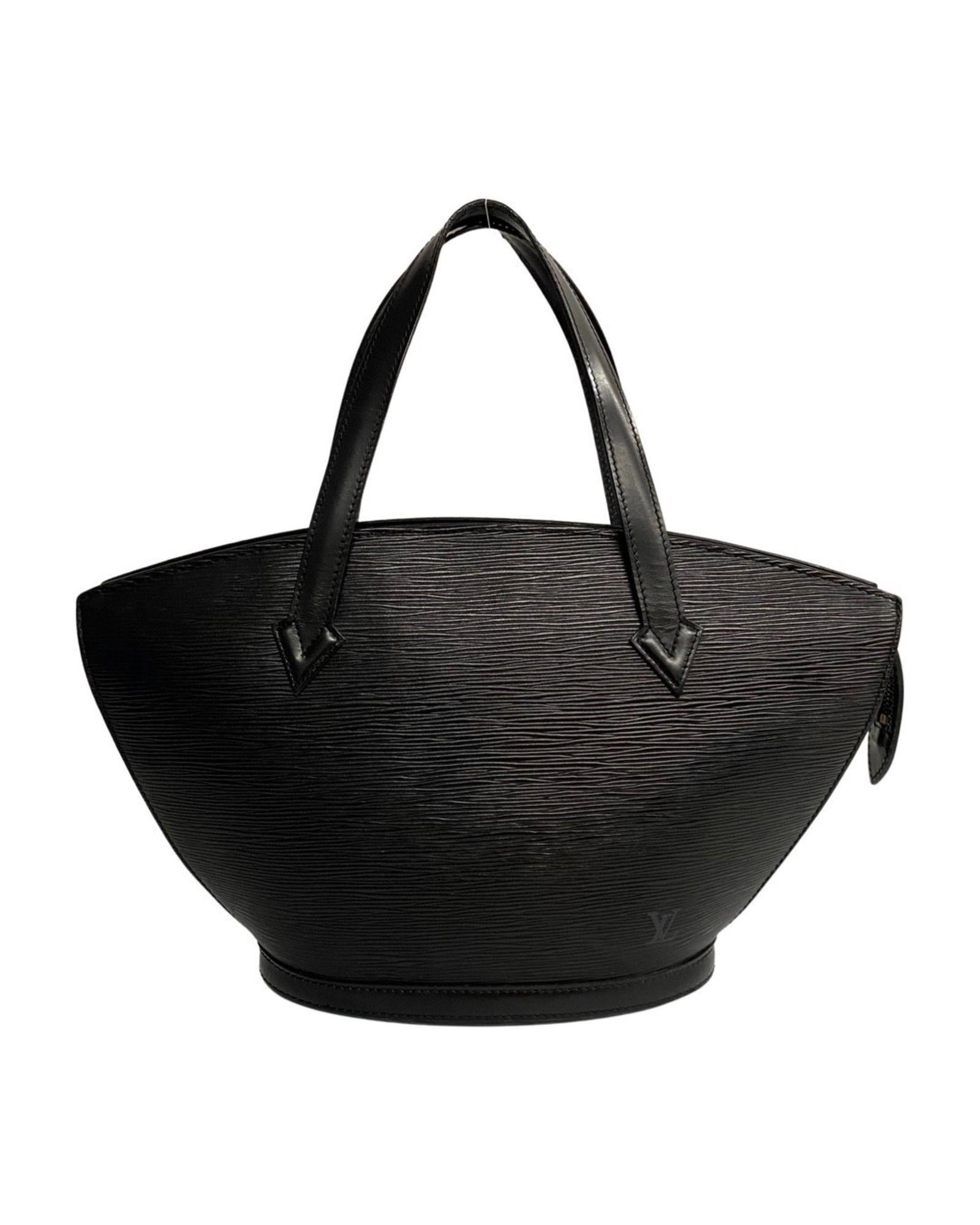 image of Louis Vuitton Black Leather Stylish Shoulder Bag, Women's