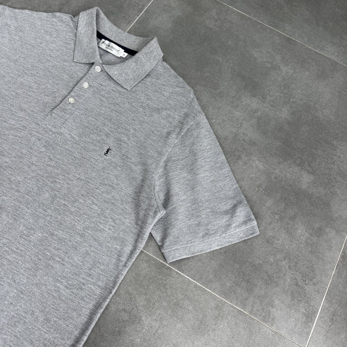 Yves Saint Laurent Yves Saint Laurent Pour Homme Men Polo Shirt Size XL Size US XL / EU 56 / 4 - 4 Thumbnail