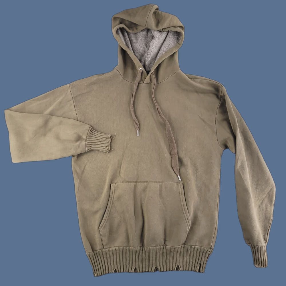 Forever 21 FOREVER 21 Hoodie Men Small Olive Green Baggy Fit Sweatshirt Distressed Size US S / EU 44-46 / 1 - 1 Thumbnail