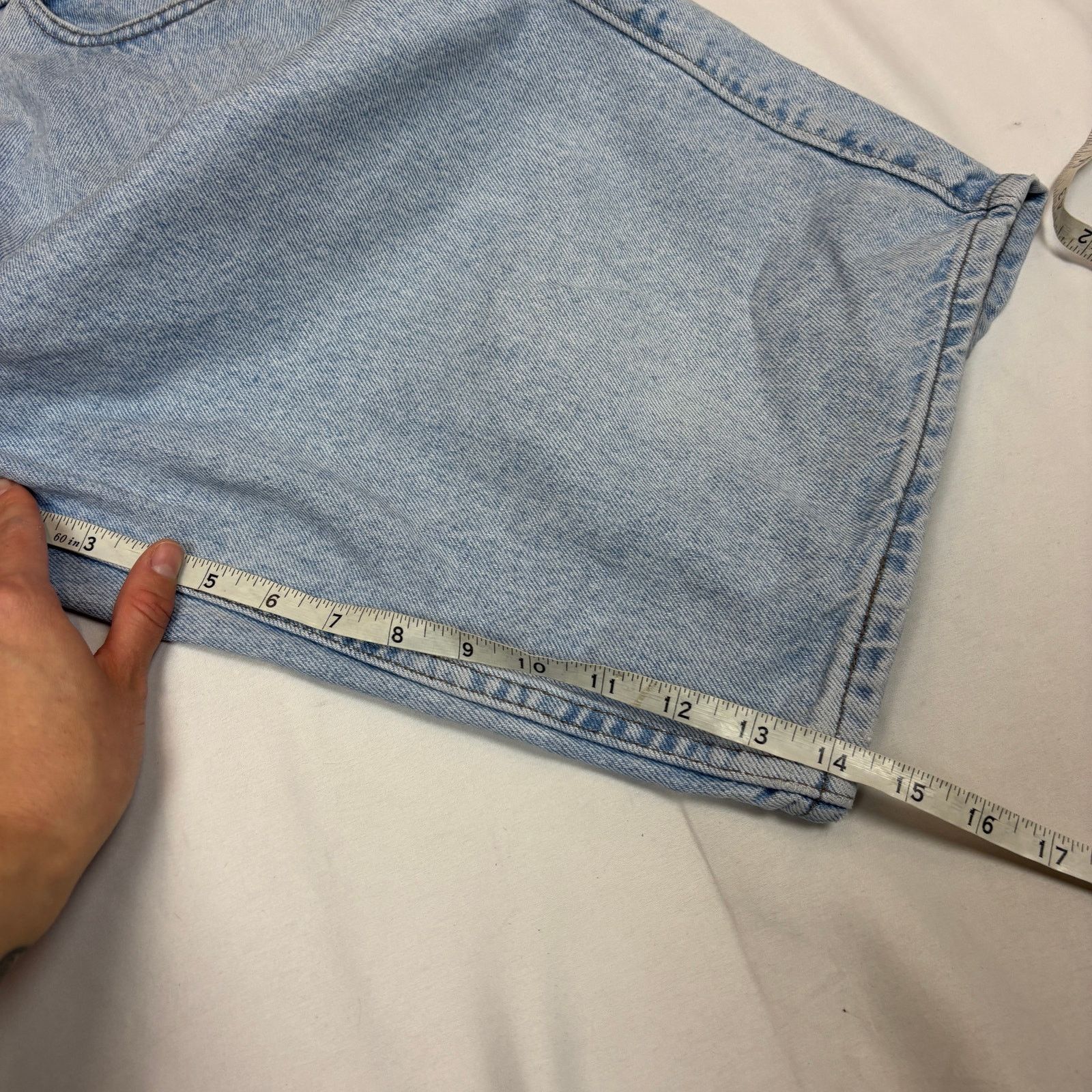 Levi's × Vintage Vintage 90s Levi's Silvertab Baggy Denim Shorts Jorts 33 Size US 33 - 7 Thumbnail