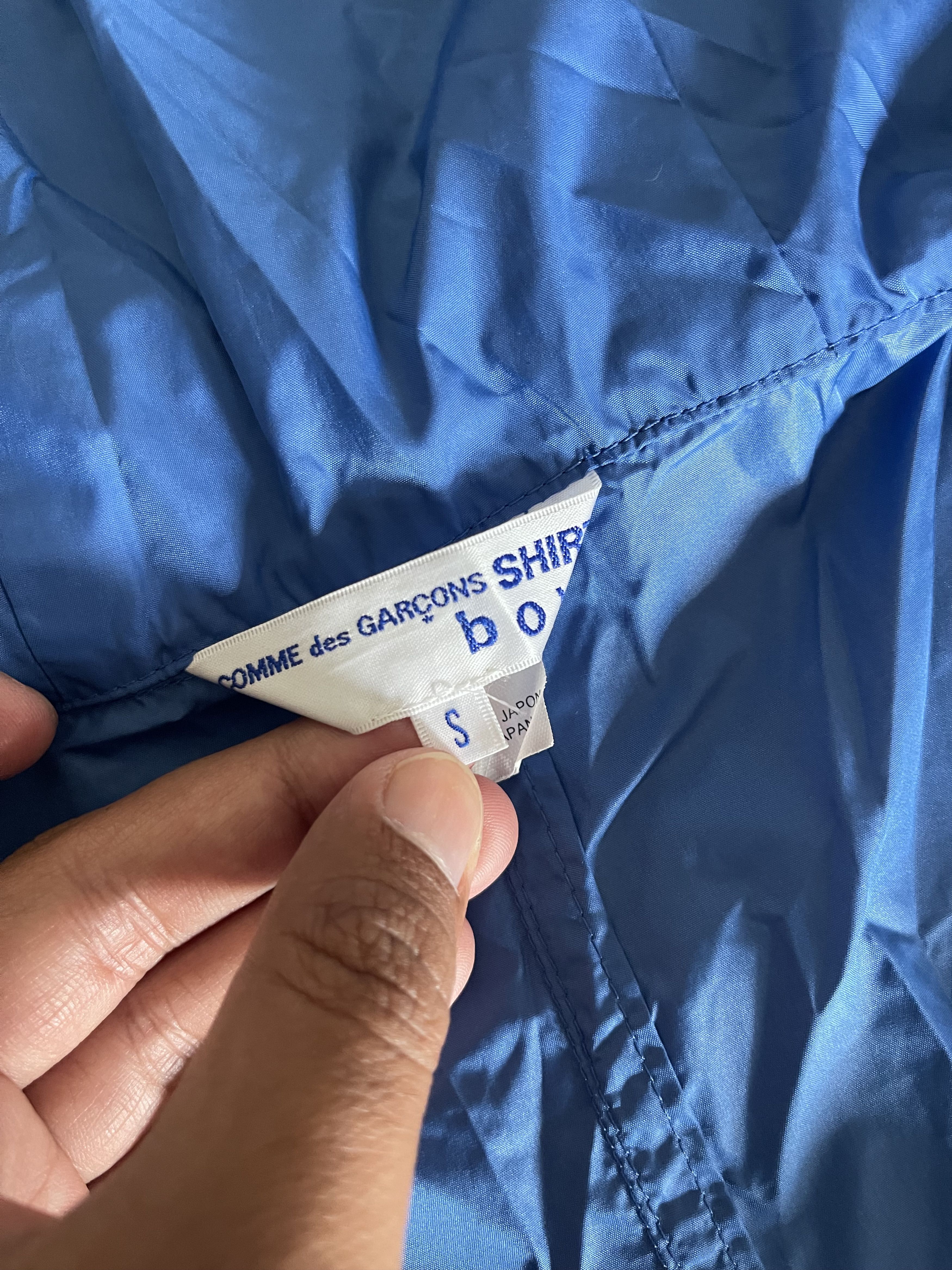 Comme des Garcons × Comme des Garcons SHIRT × Japanese Brand Comme des Garçons Extra Long Color Block Oversized Raincoat Size US S / EU 44-46 / 1 - 13 Thumbnail