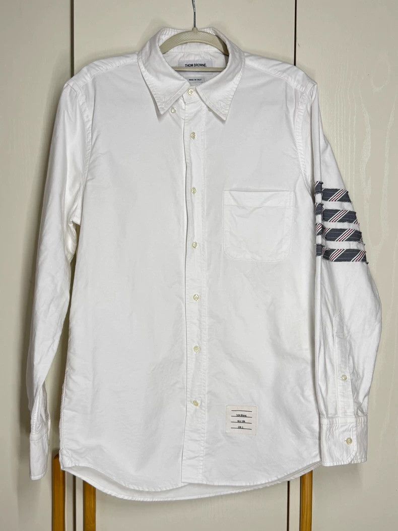 Thom Browne Thom Browne White shirt Size US M / EU 48-50 / 2 - 1 Thumbnail