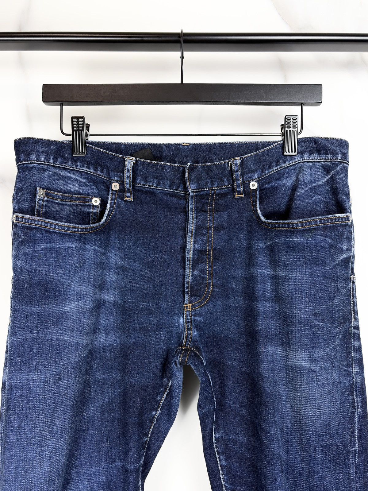 Dior Dior Homme Skinny Stretch Indigo Blue Denim Jeans KVA Size US 33 - 3 Thumbnail