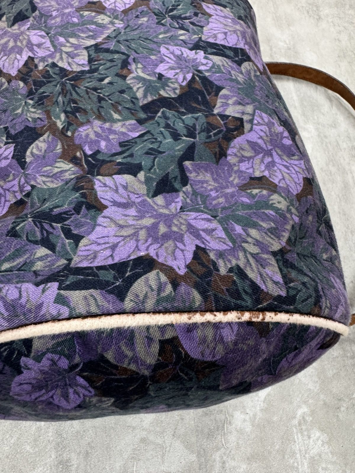 Laura Ashley Laura Ashley Vintage baguette duffle drawstring bag floral Size ONE SIZE - 4 Thumbnail