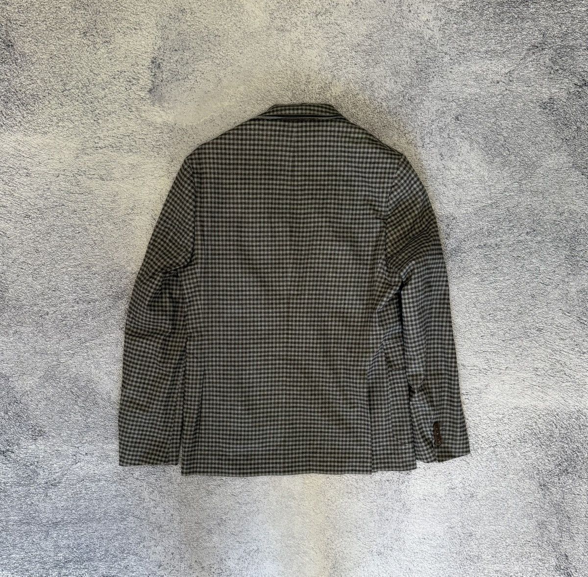 Etro ETRO Blazer 50IT40US Check Jacket Cotton Silk Paisley Lining Size 40R - 8 Thumbnail
