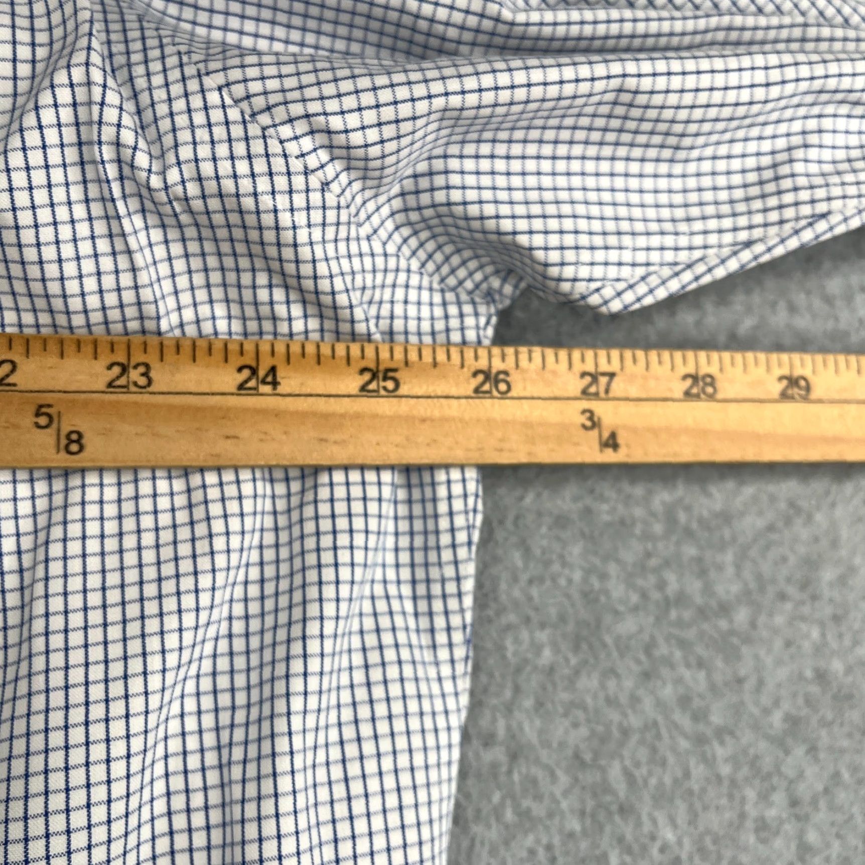 Brooks Brothers Brooks Brothers Shirt 346 17 White Blue Check Casual Button Down Long Sleeve Mens Size US XL / EU 56 / 4 - 6 Thumbnail