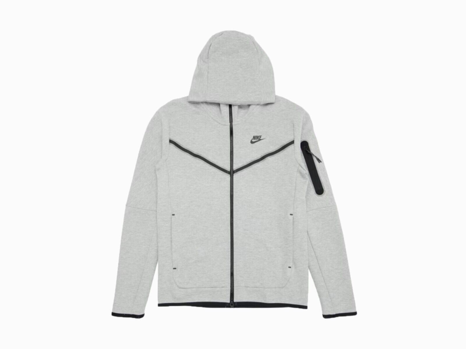 Image of Nike Mens Tech Fleece Hoodie Grey (Size XL)