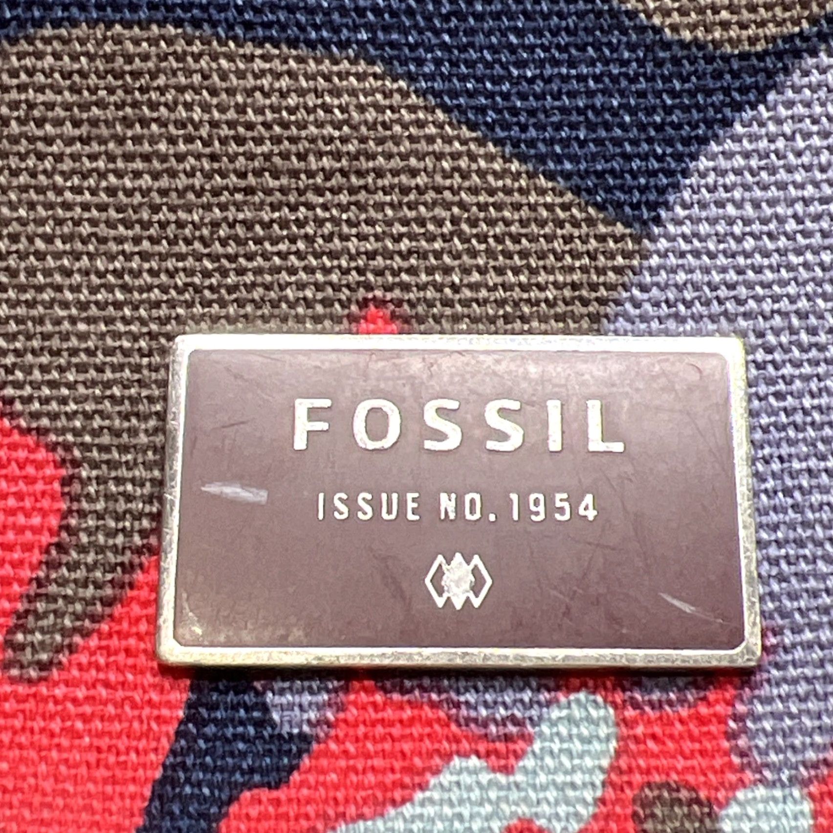 Fossil FOSSIL Dawson Crossbody Bag - Floral Canvas, Multicolor, Women, Medium, Blue Floral, Crossbody, Detachable Strap, Inner Pockets, Zipper Closure Size ONE SIZE - 4 Thumbnail