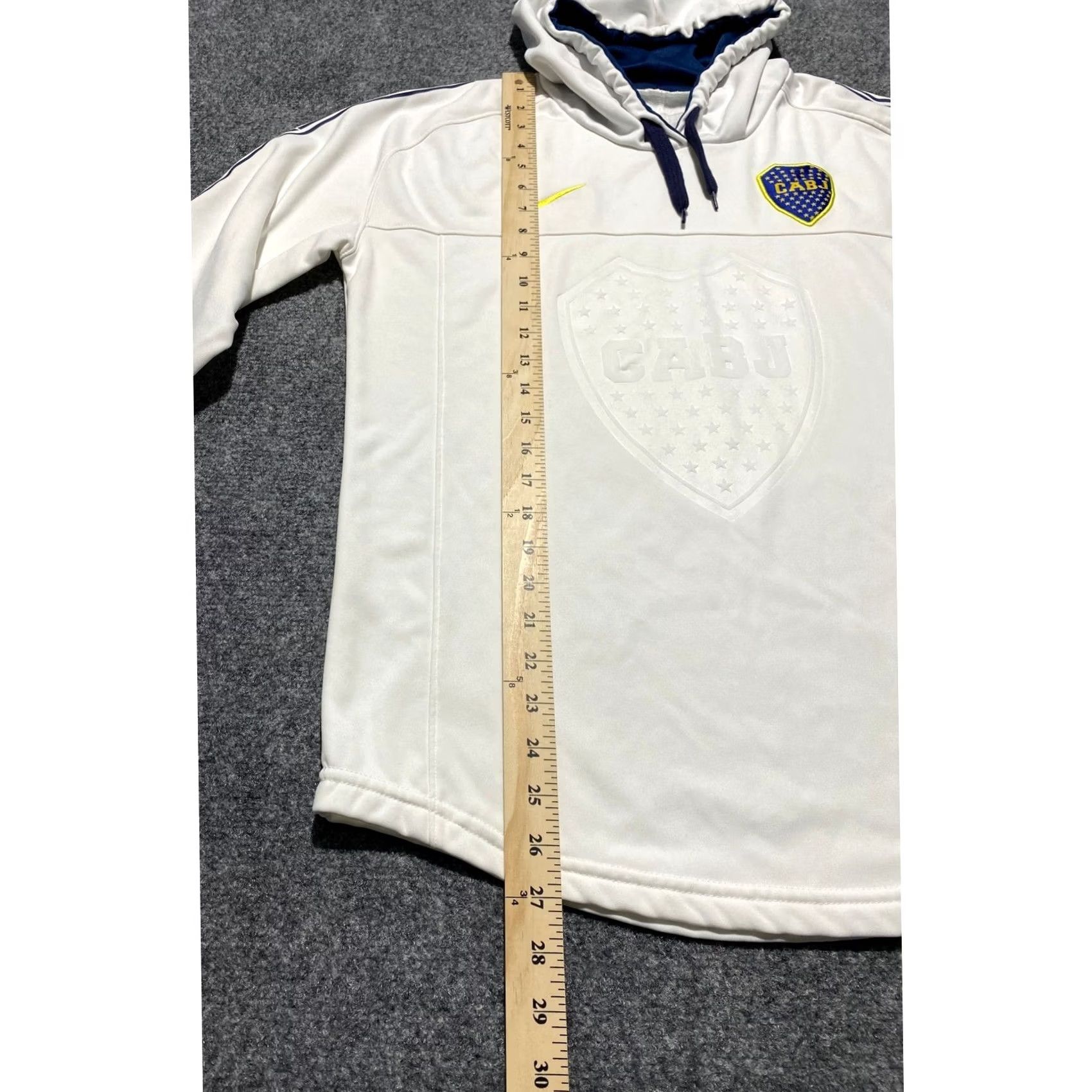 Nike Nike Boca Juniors Dri-FIT Training Hoodie Mens Large White CABJ Soccer Argentina Shirt Size US L / EU 52-54 / 3 - 3 Thumbnail