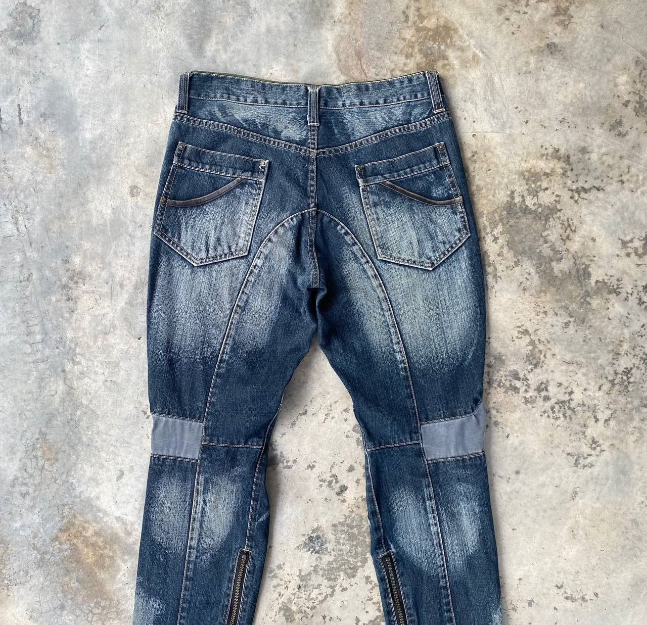 PPFM PPFM BONDAGE FADED WASH GHOSTCLAW MARK SPIRAL KNEE Size US 30 / EU 46 - 10 Thumbnail