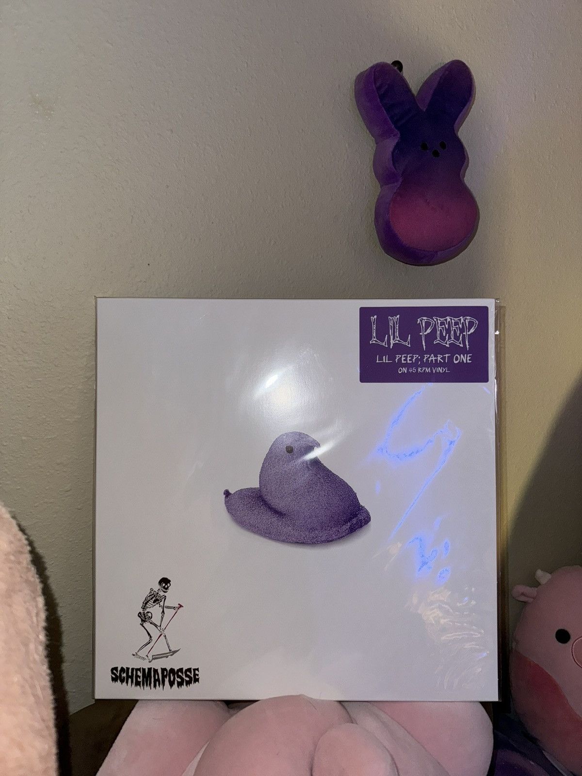 Lil Peep LIL PEEP PART ONE Sugar Purple Vinyl 45 record gothboiclique Size ONE SIZE - 2 Thumbnail