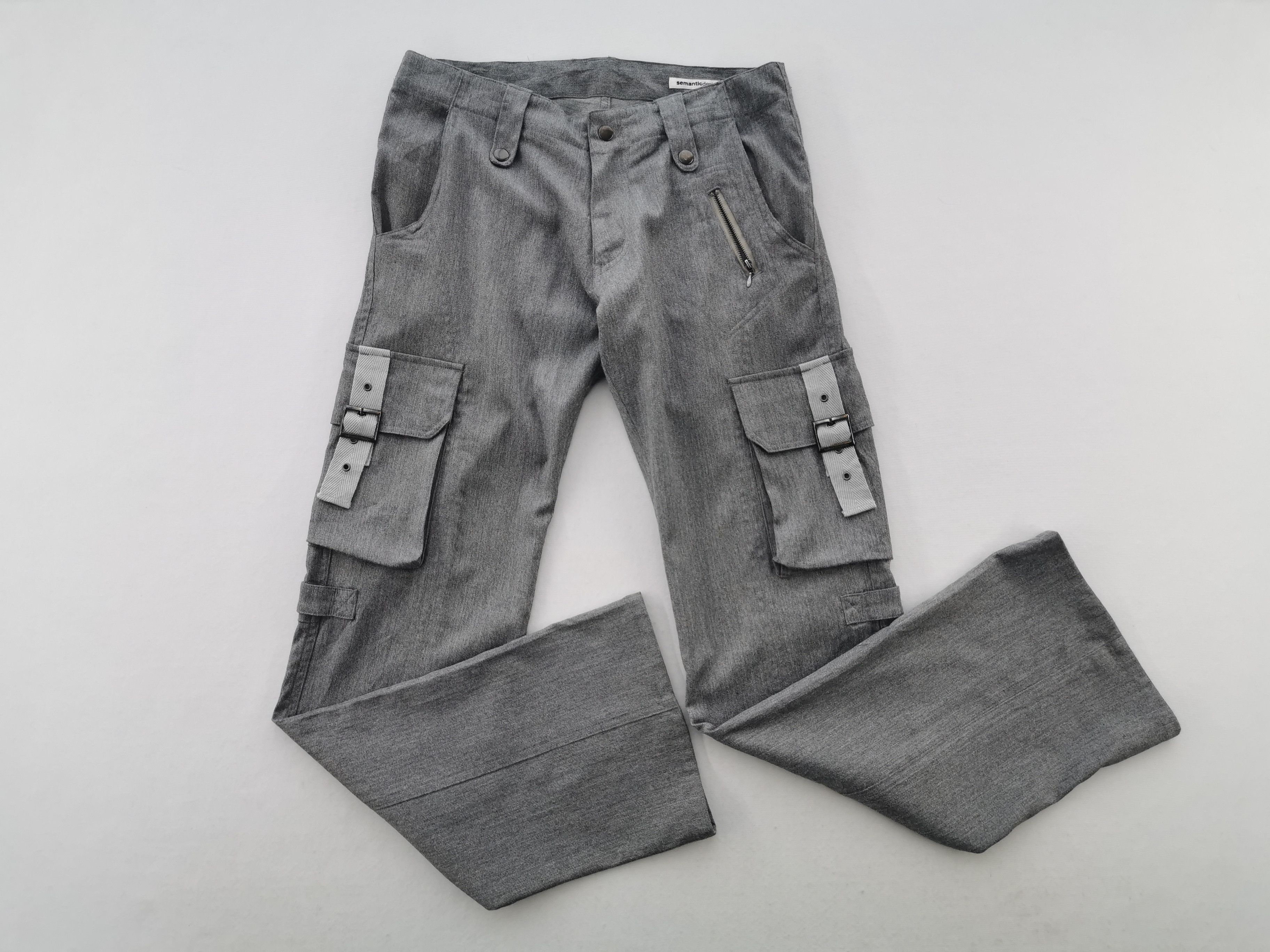 semanticdesign Vintage Semantic Design Trouser Cargo Pants Size 32" / US 10 / IT 46 - 1 Thumbnail