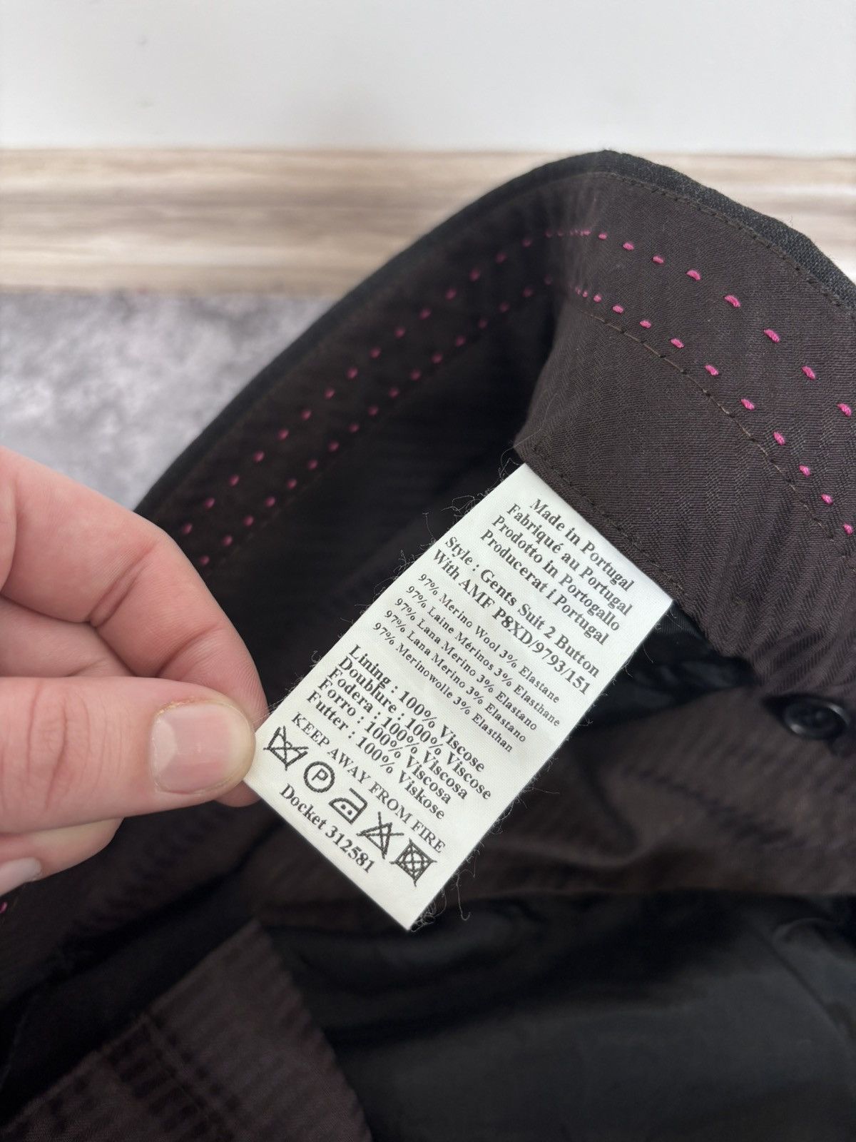 Paul Smith Paul Smith PS Men’s 2-Piece Grey Wool Suit Stretch 2-Buttons Size 42R - 20 Thumbnail