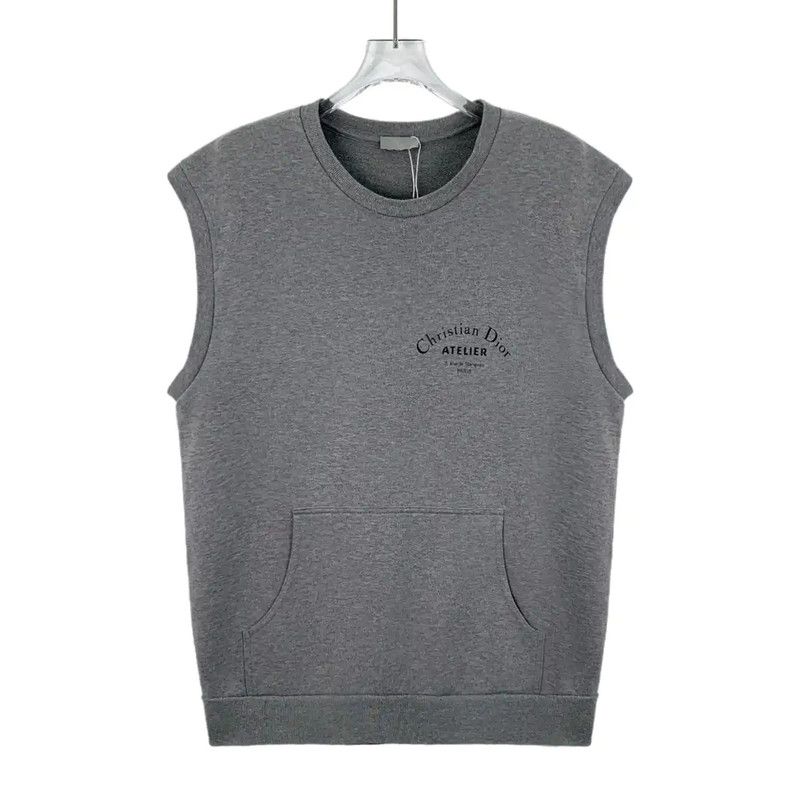 Dior Dior Gray Cotton Women's Sweatshirt 0089 Size XL / US 12-14 / IT 48-50 - 1 Thumbnail