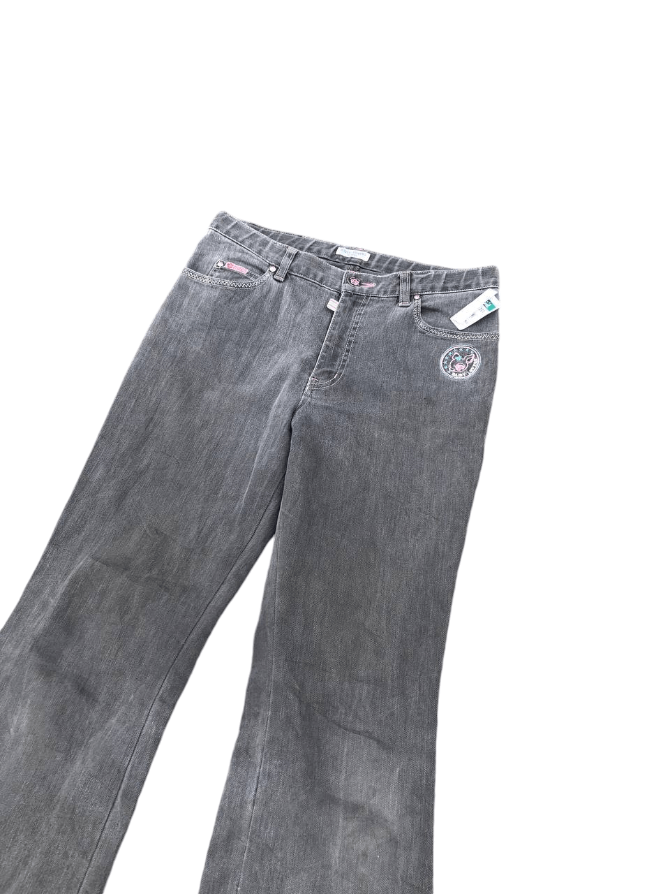 Japanese Brand Daisy Lovers Cute Girl Flared Gray Pants Size US 28 / EU 44 - 5 Thumbnail