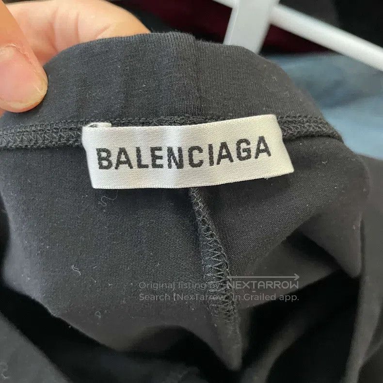 Balenciaga Balenciaga size S Pure Cotton Yoga Pants Size S Black Size 22" - 3 Thumbnail