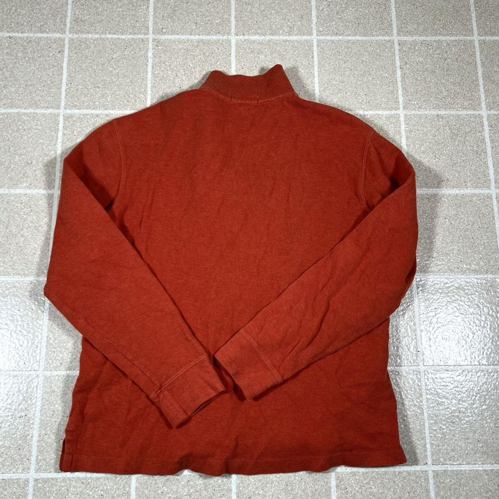 Polo Ralph Lauren POLO Ralph Lauren Pullover Quarter Zip Knit Cotton Orange Logo 1/4 Zip M Men Knit Sweater Pullover Zip Polo Shirt Size US M / EU 48-50 / 2 - 4 Thumbnail