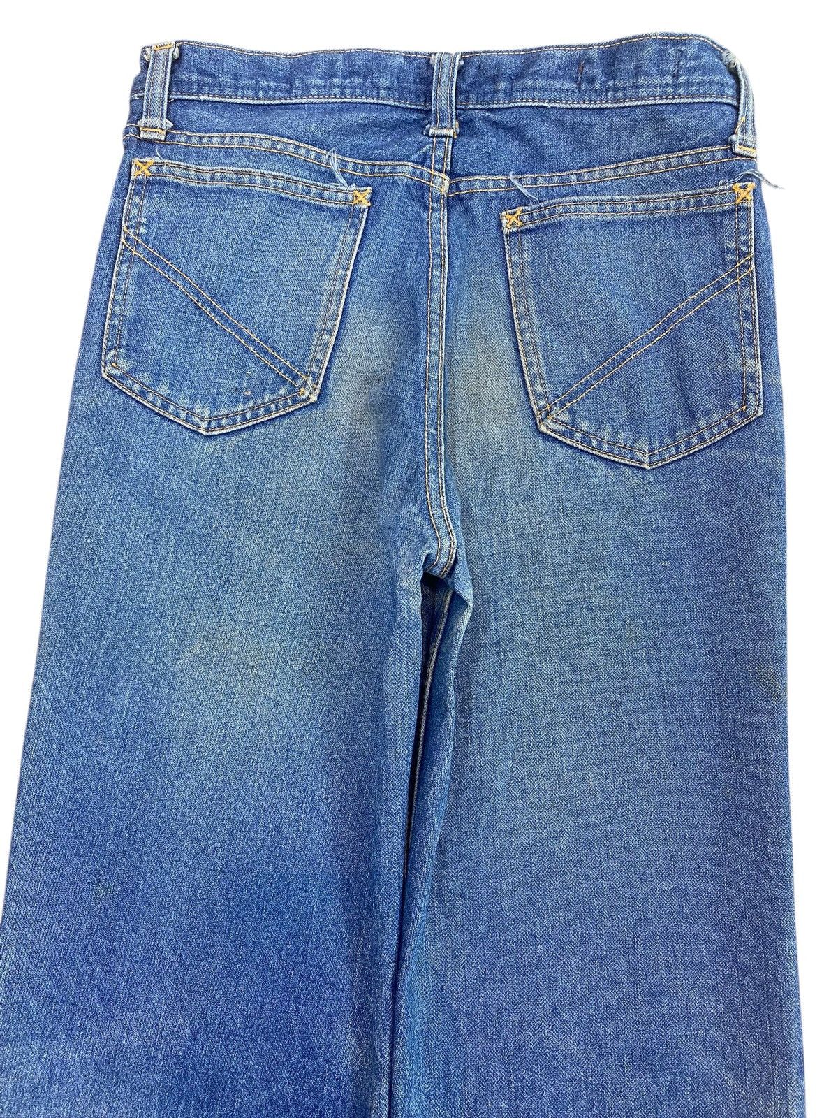 Other Japanese Brand Blue Faded Wash Style Bootcut Jeans Size US 26 / EU 42 - 4 Thumbnail