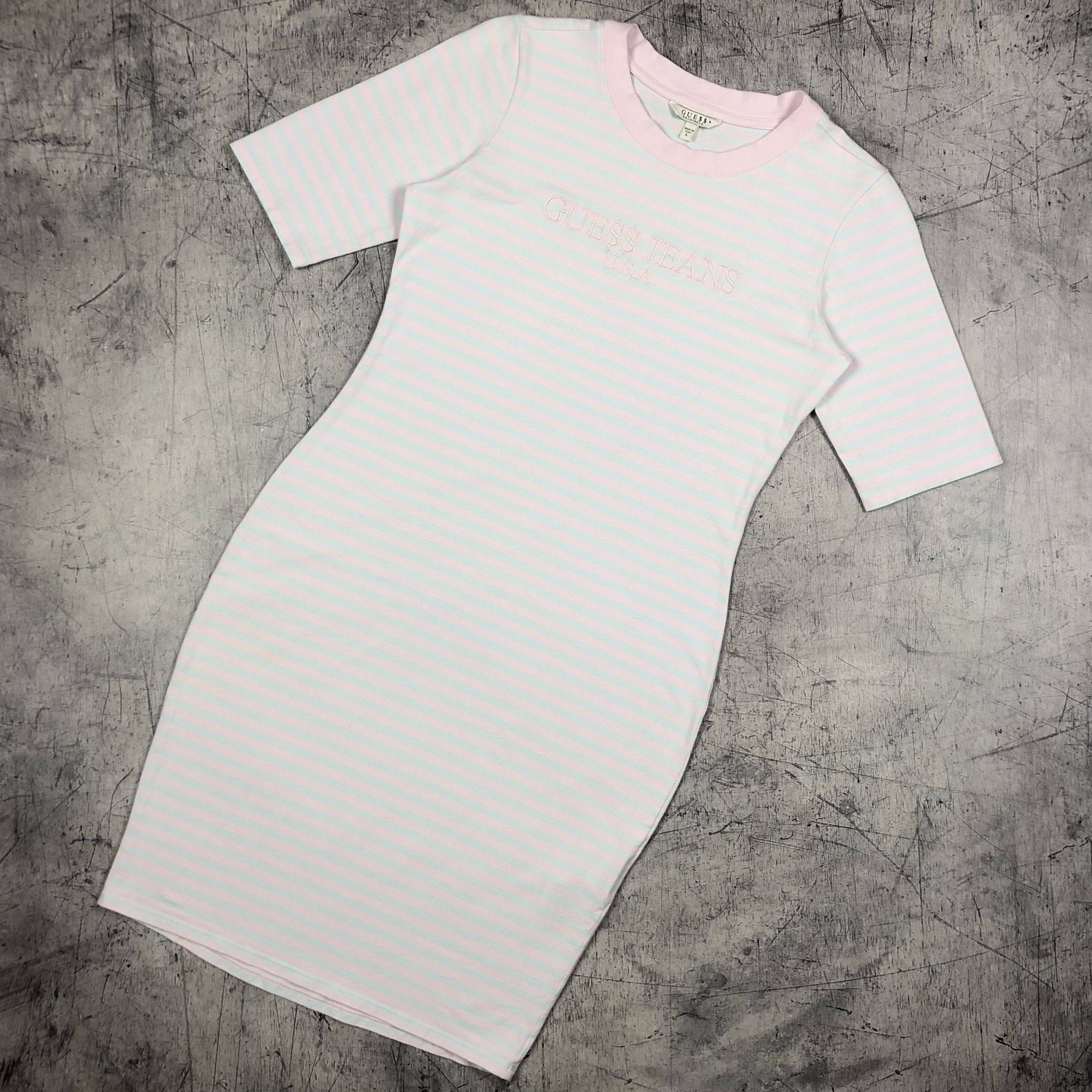 Guess Guess A$AP Rocky Stripe Dress Size L / US 10 / IT 46 - 1 Thumbnail