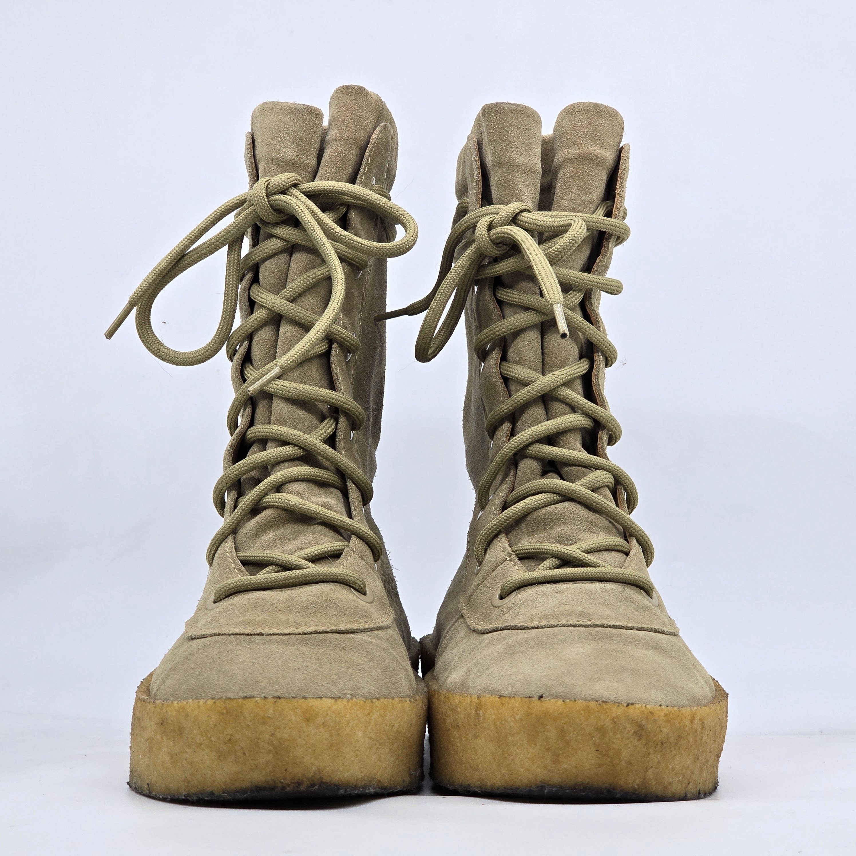 Yeezy Yeezy - Season 2 Crepe Boots - Taupe Size US 10 / EU 43 - 3 Thumbnail