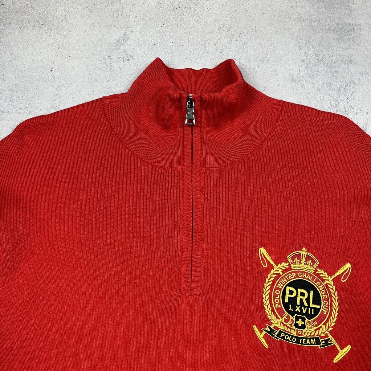 Polo Ralph Lauren Vintage Polo Ralph Lauren Winter Challenge cup sweater 90’s Size US L / EU 52-54 / 3 - 4 Thumbnail