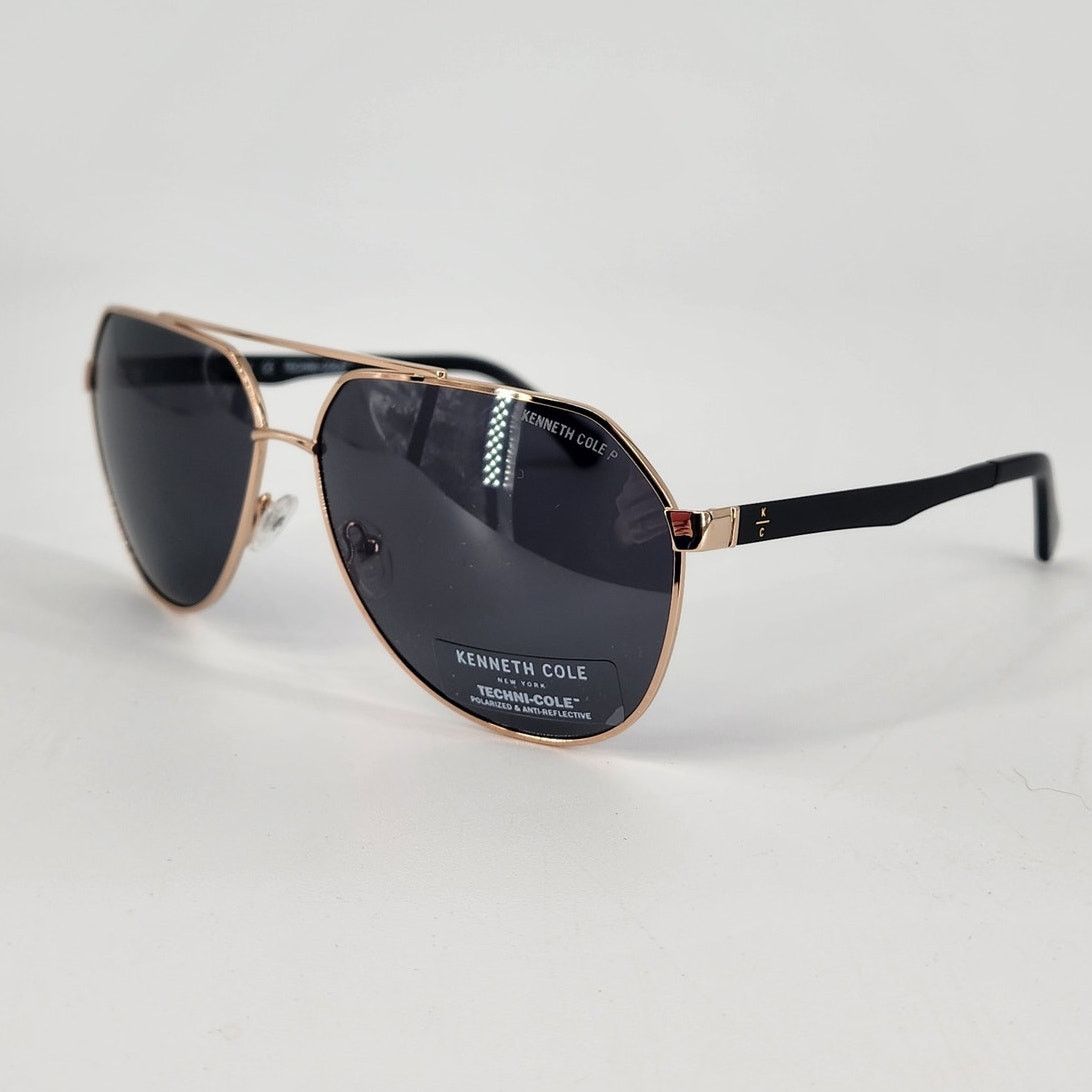 Kenneth Cole Kenneth Cole New York Gold Polarized Aviator Sunglasses Size ONE SIZE - 9 Thumbnail