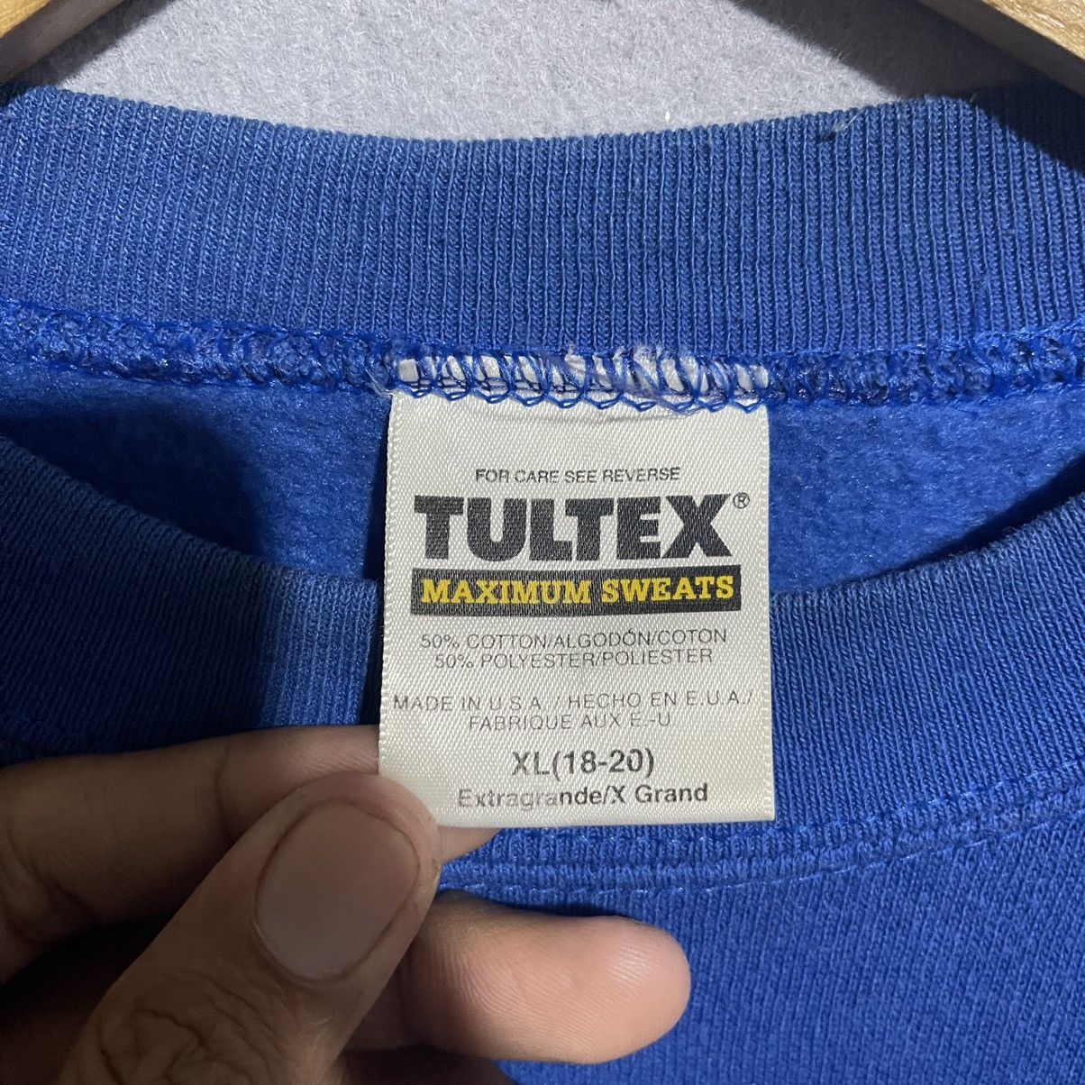 Tultex Vintage 90s Tultex Utah National Basketball Champ Sweatshirt Size US S / EU 44-46 / 1 - 7 Thumbnail