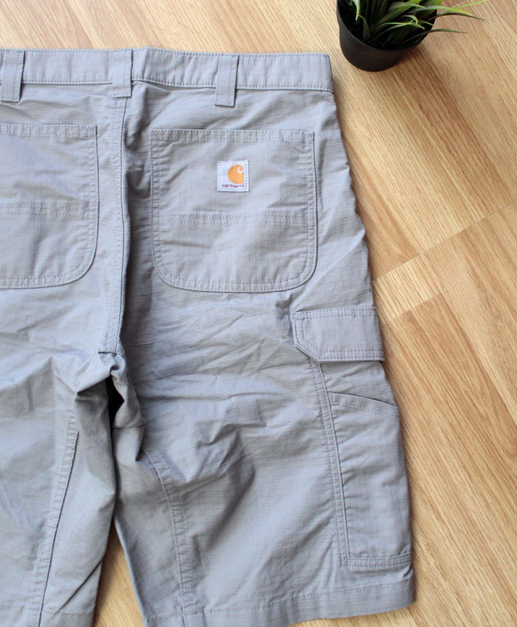 Carhartt 🔥 Carhartt Mens Cargo Shorts Grey Relaxed Fit Cotton Size US 33 - 2 Thumbnail