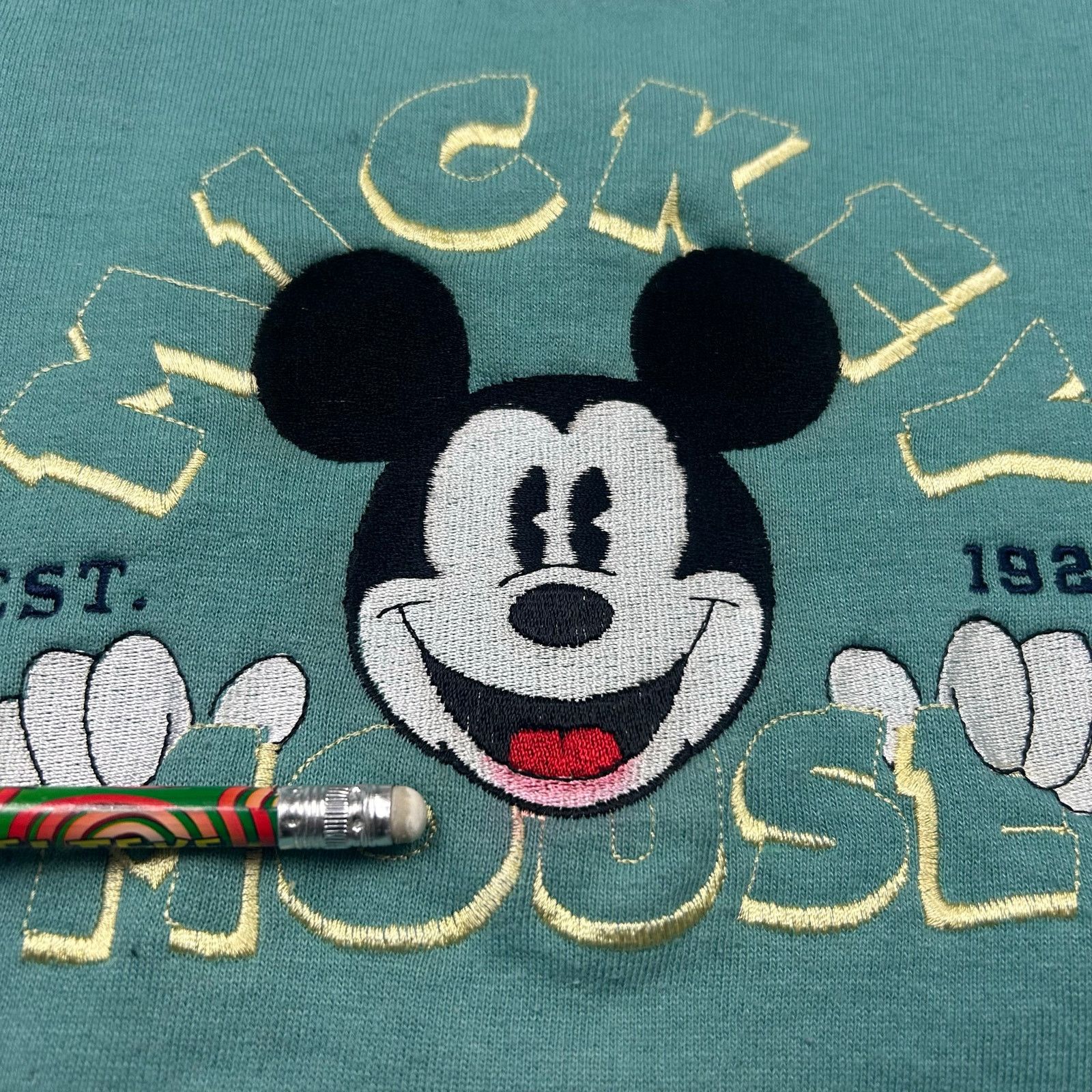 Disney × Mickey & Co. × Vintage Vintage Mickey & Co. Disney Mickey Mouse Crewneck Size US L / EU 52-54 / 3 - 3 Thumbnail