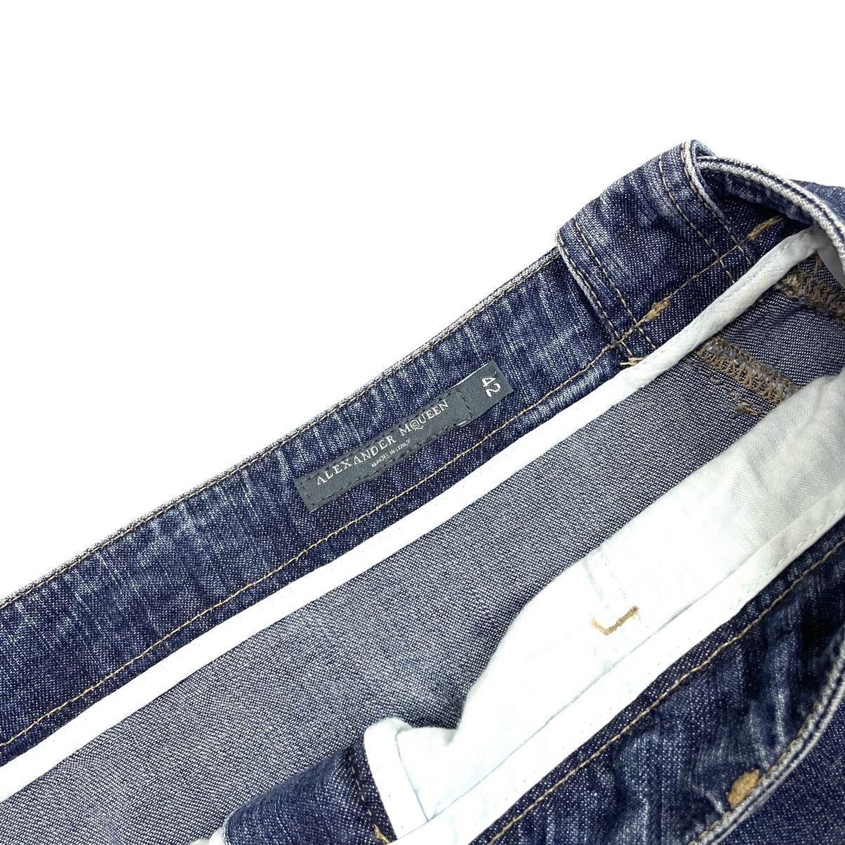 Alexander McQueen Vintage Alexander McQueen Denim Skirt Size 28" / US 6 / IT 42 - 5 Thumbnail
