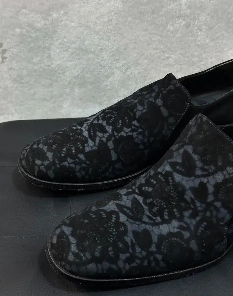 Alexander McQueen Alexander Mcqueen Flower Pattern Loafers-2505 Size US 11 / EU 44 - 1 Thumbnail