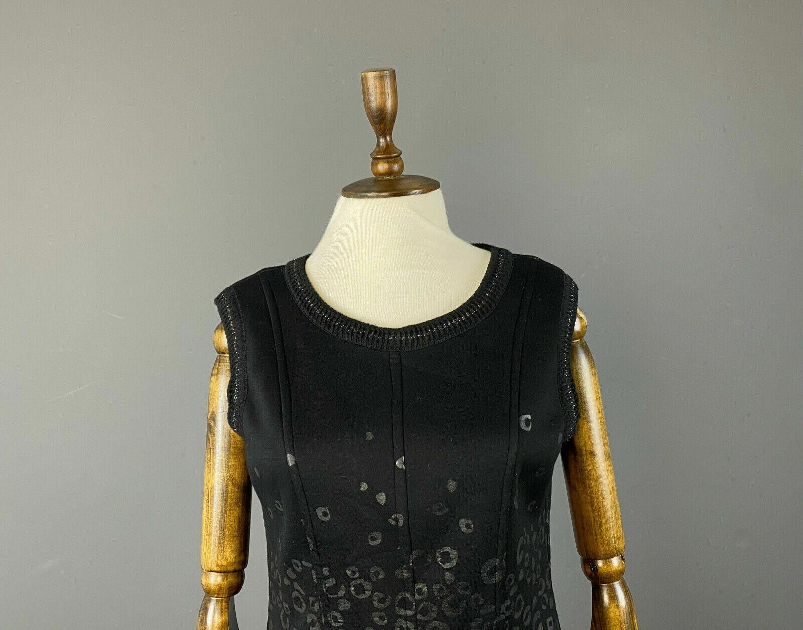 Designer Save The Queen Black / Purple A-Line Reversible Dress Size M / US 6-8 / IT 42-44 - 3 Thumbnail