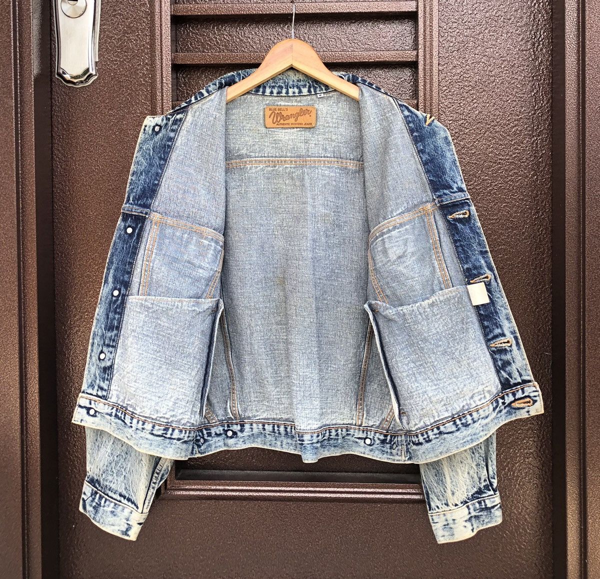 Wrangler VTG 80s Wrangler Blue Bell’s Acid Wash Denim Trucker Jacket Size US M / EU 48-50 / 2 - 5 Thumbnail