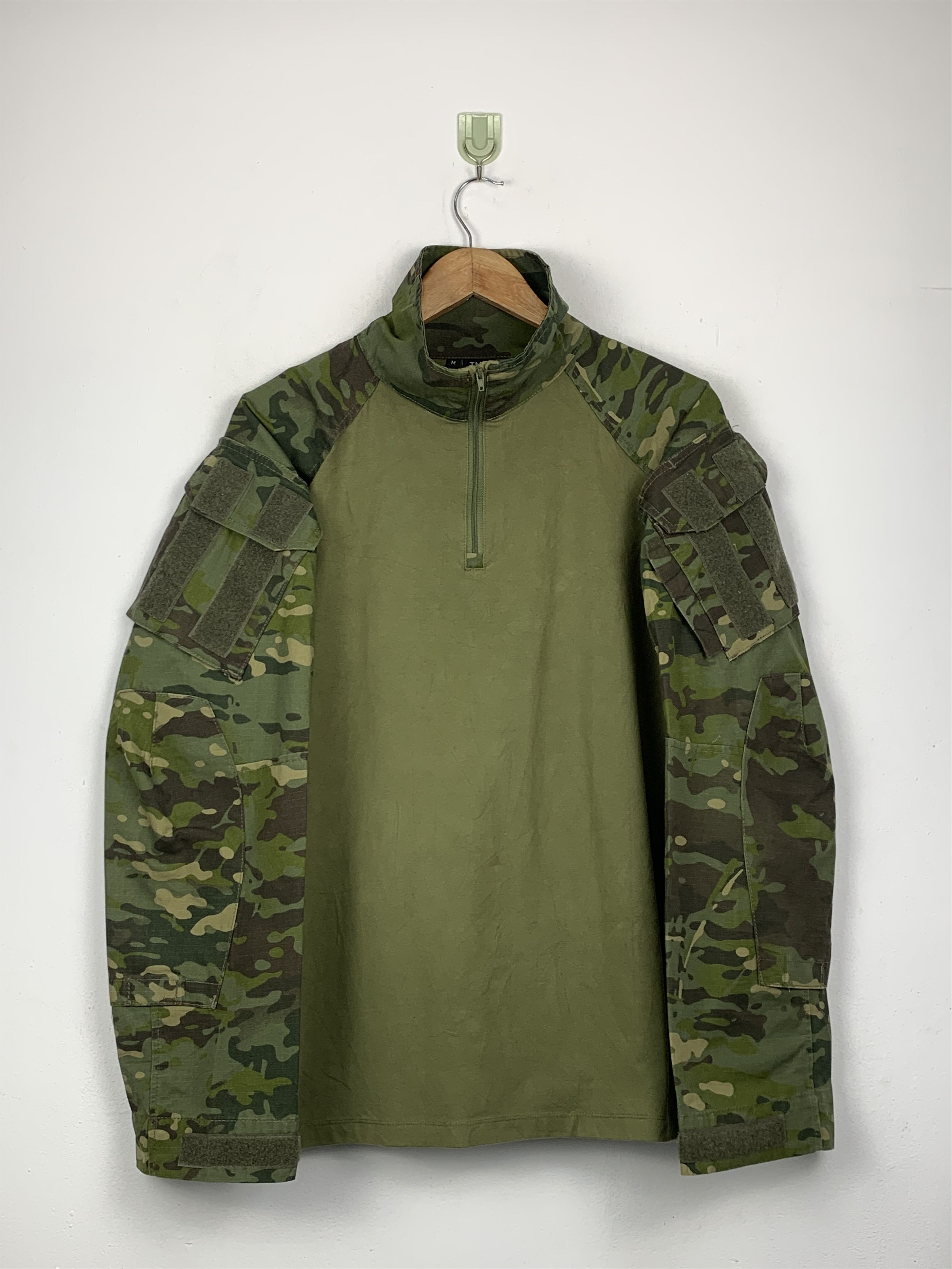 Vintage Vintage Frog Combat Shirt Military Camo Jacket J1437 Size US M / EU 48-50 / 2 - 1 Thumbnail