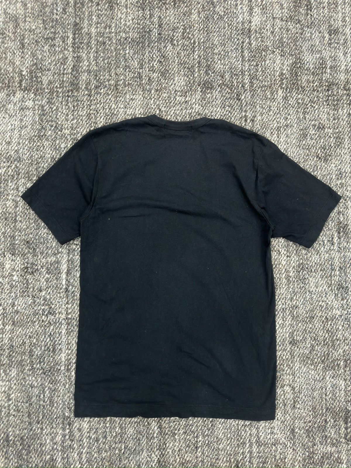 Comme des Garcons × Comme des Garcons Homme × Japanese Brand CDG Plaint Black Tshirt Tee Size US M / EU 48-50 / 2 - 3 Thumbnail
