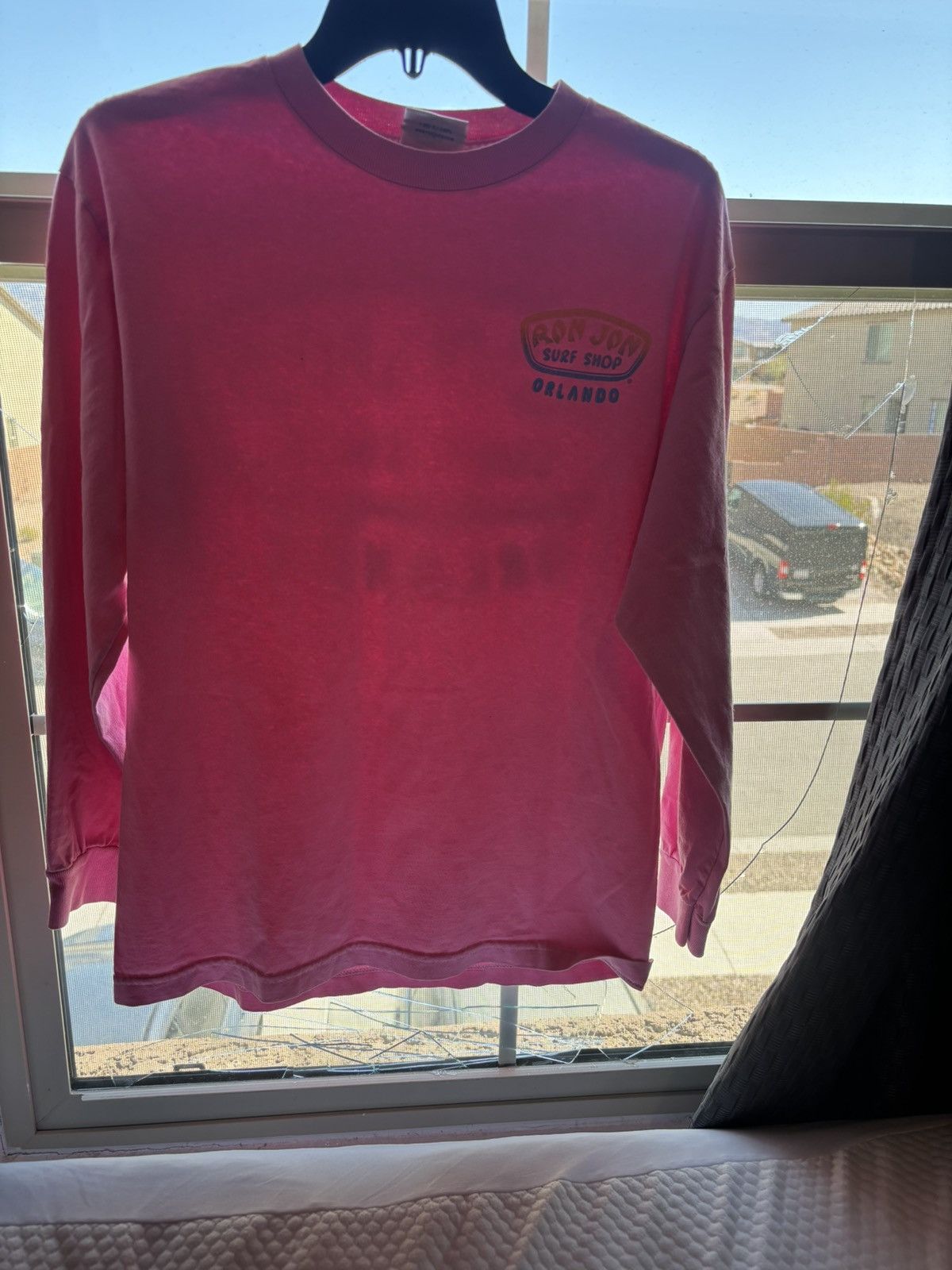 Japanese Brand × Ron Jon Surf Shop × Vintage Vintage y2k Ron Jon surf shop pink long sleeve Size US M / EU 48-50 / 2 - 2 Thumbnail