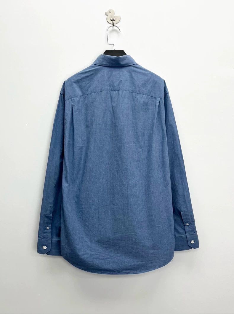 Louis Vuitton Louis Vuitton Blue Embroidered Logo Shirt Jacket-2506 Size US M / EU 48-50 / 2 - 2 Thumbnail